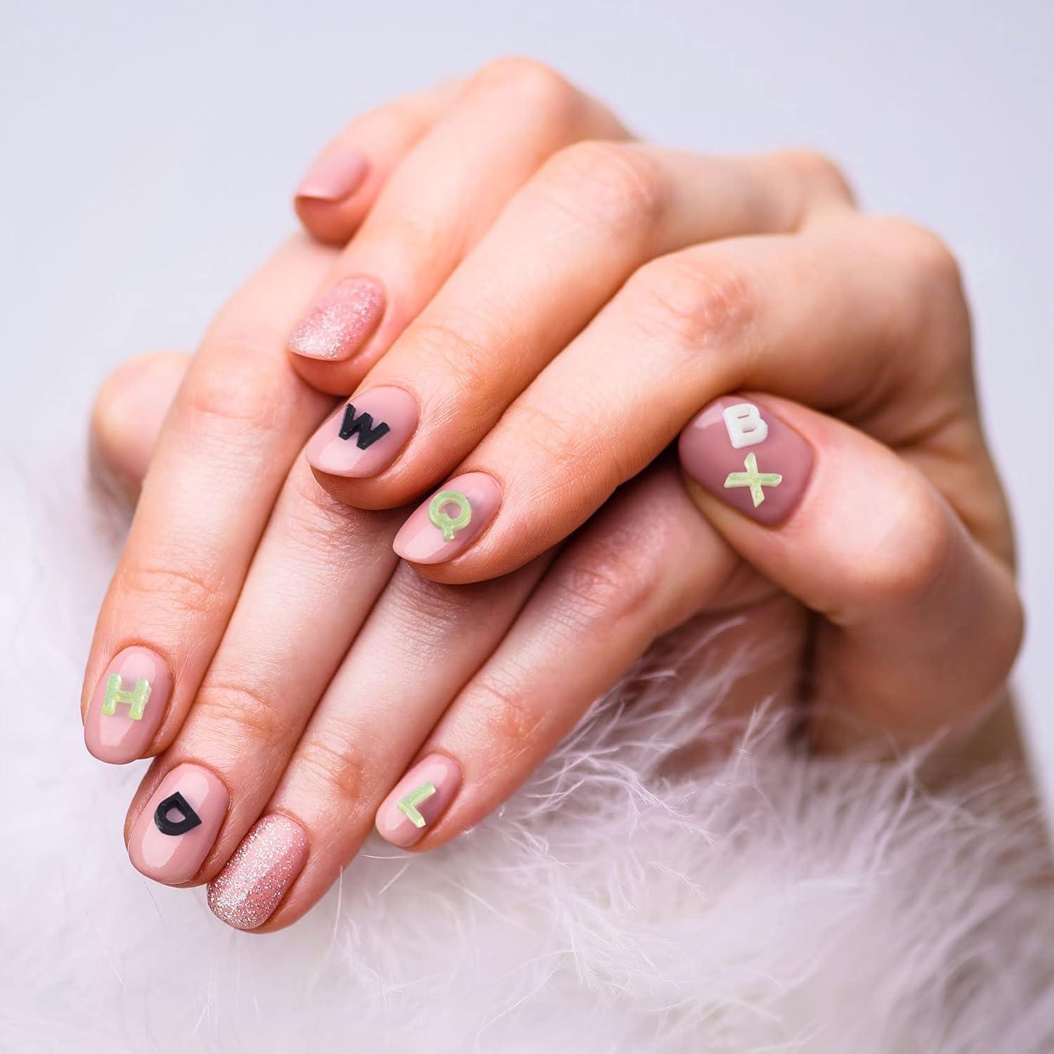 6 Moldes de Silicona Letras 3D LGNOVQ para Manualidades