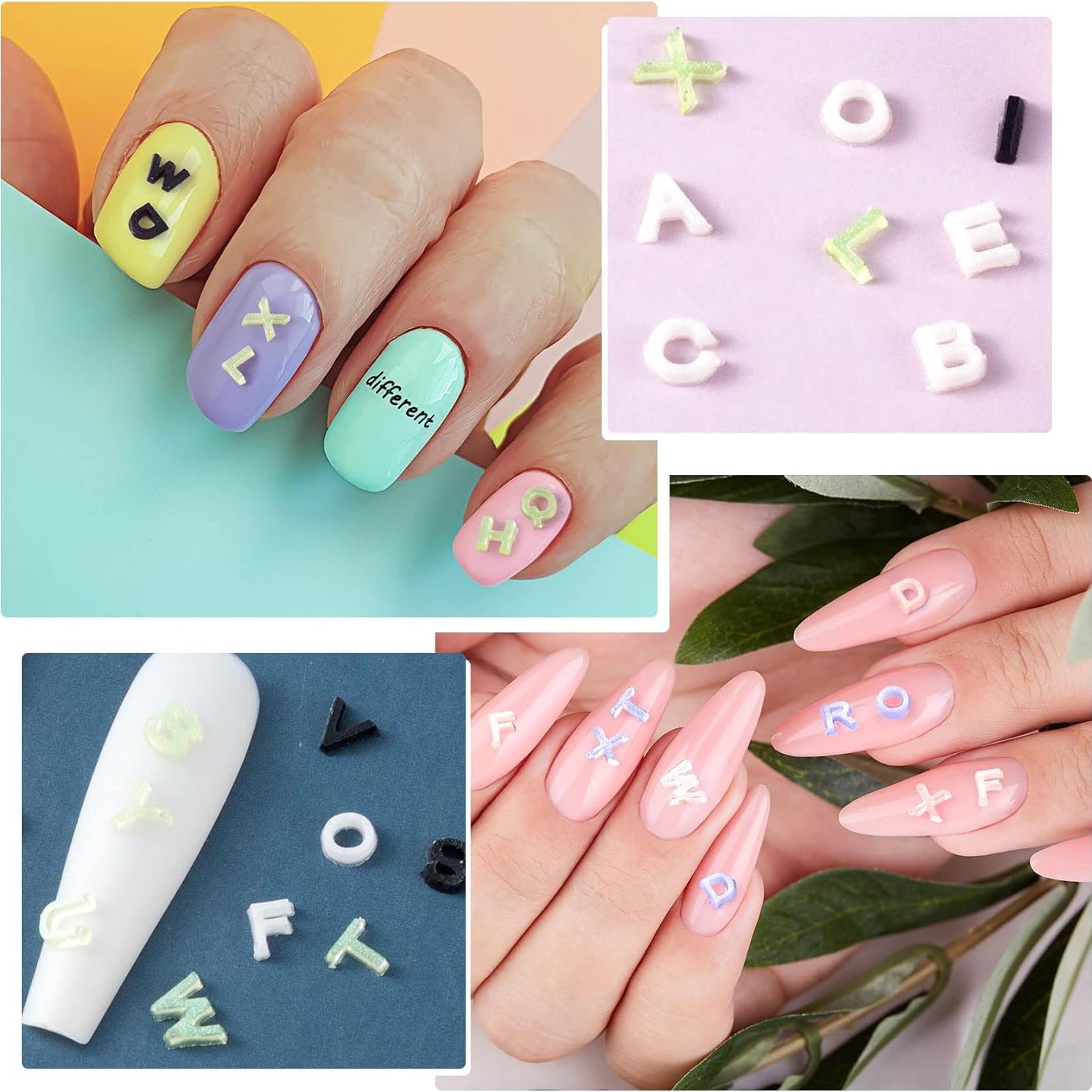 6 Moldes de Silicona Letras 3D LGNOVQ para Manualidades