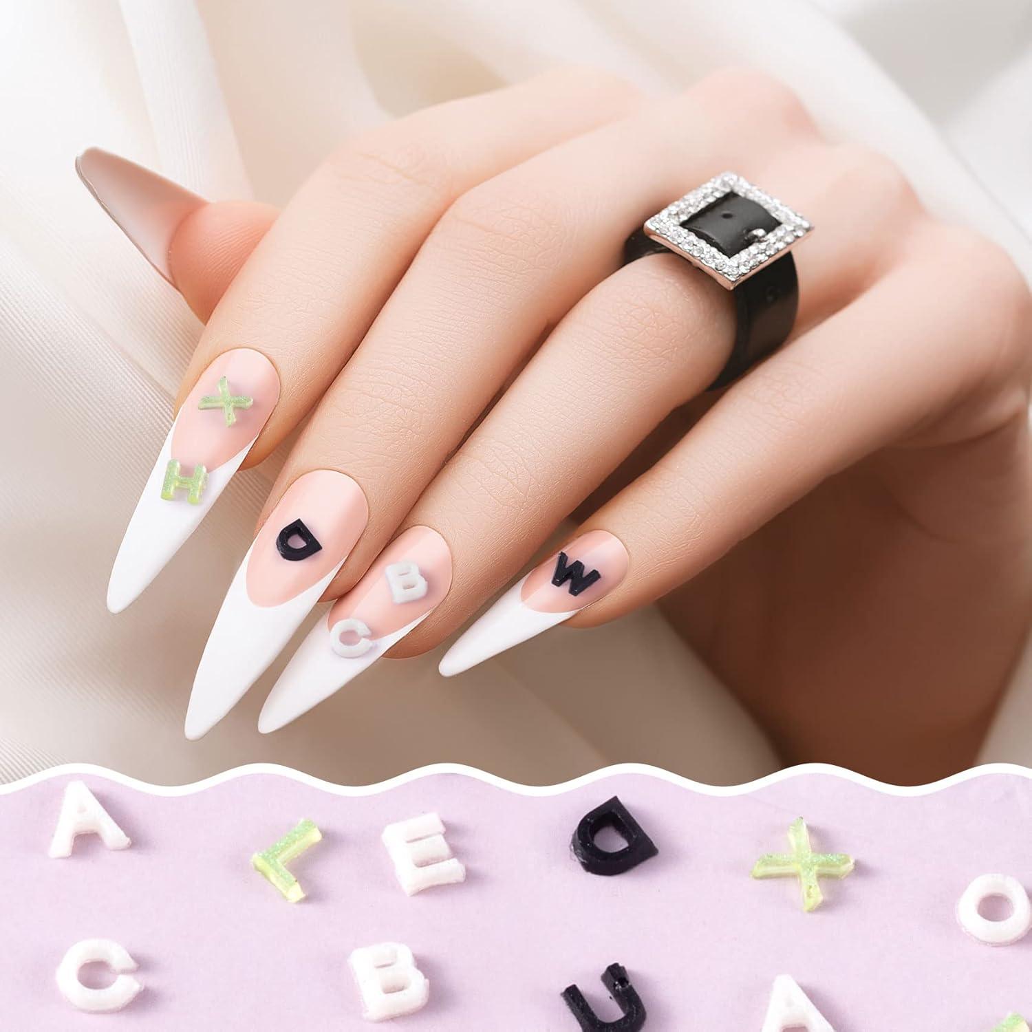 6 Moldes de Silicona Letras 3D LGNOVQ para Manualidades