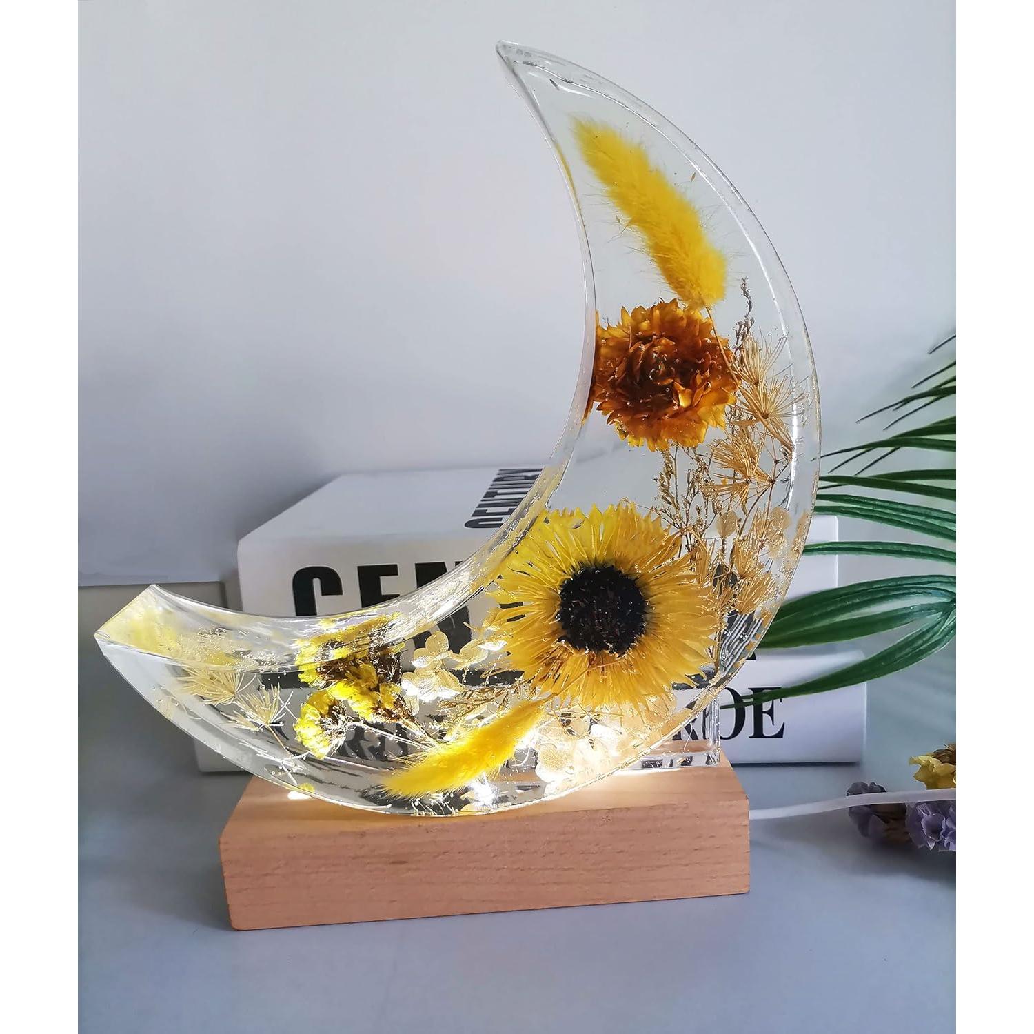 Molde de Resina de Luz de Luna WeareResin 2 Piezas Silicona