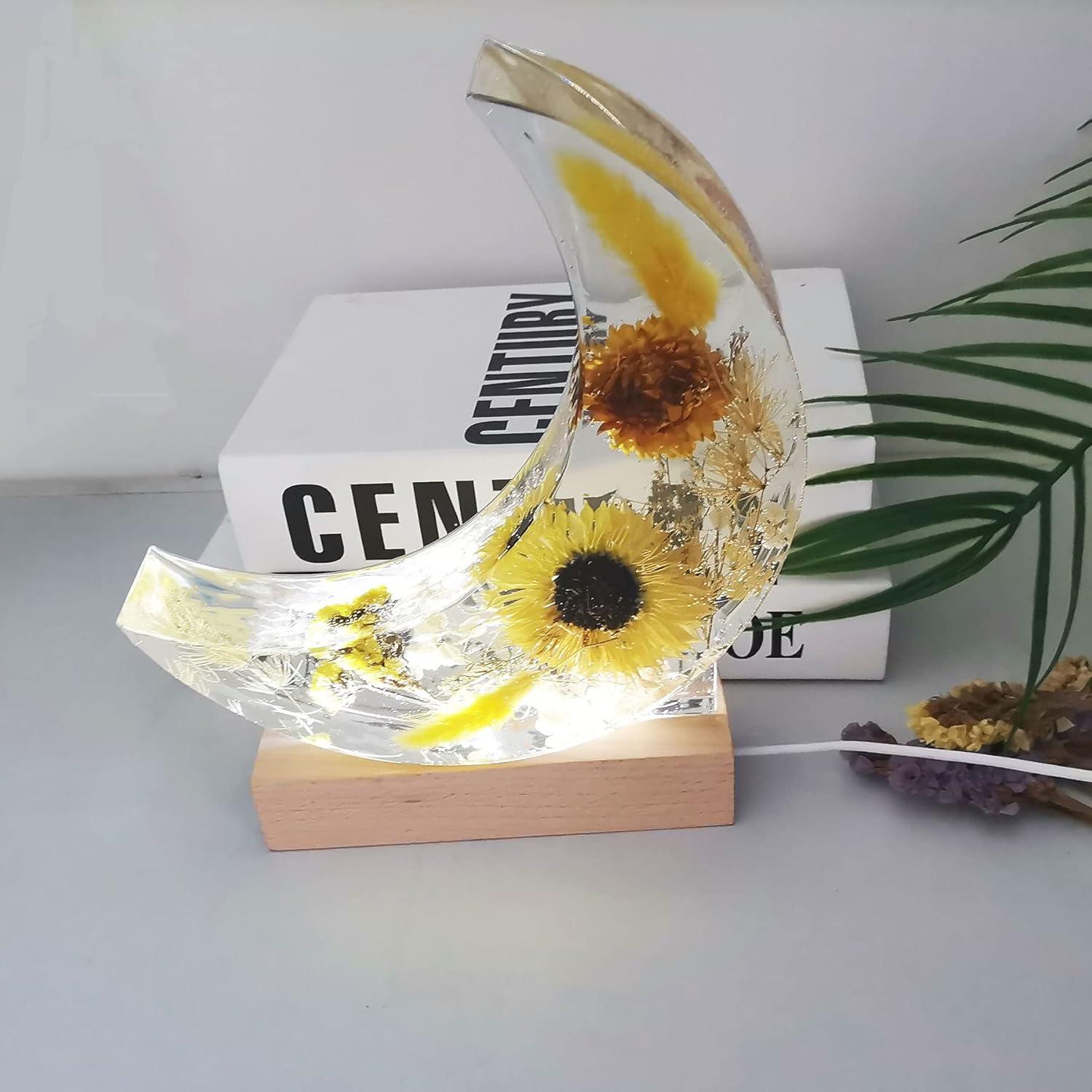 Molde de Resina de Luz de Luna WeareResin 2 Piezas Silicona