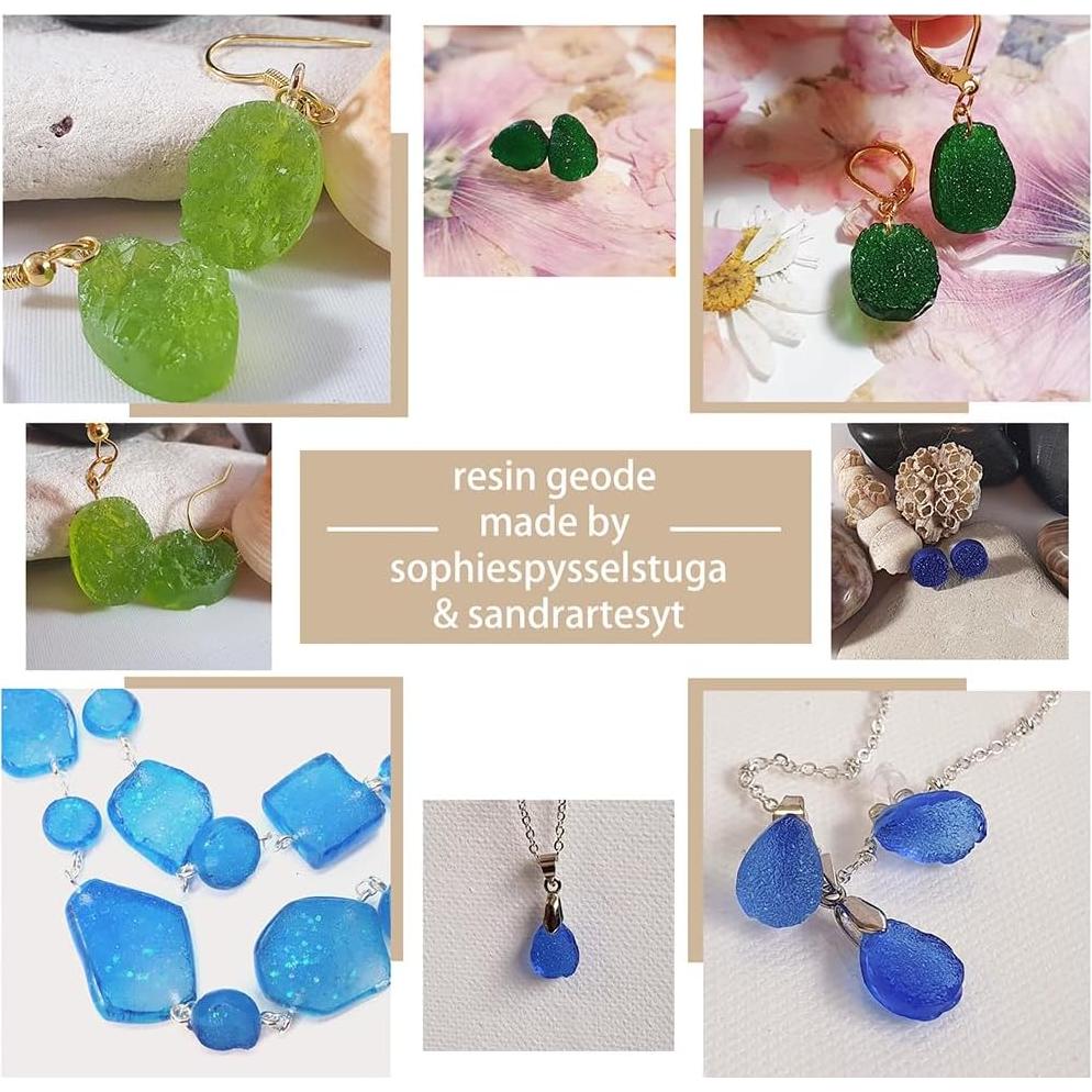 Conjunto de Moldes de Silicona FUNSHOWCASE para Joyería 33 Formas