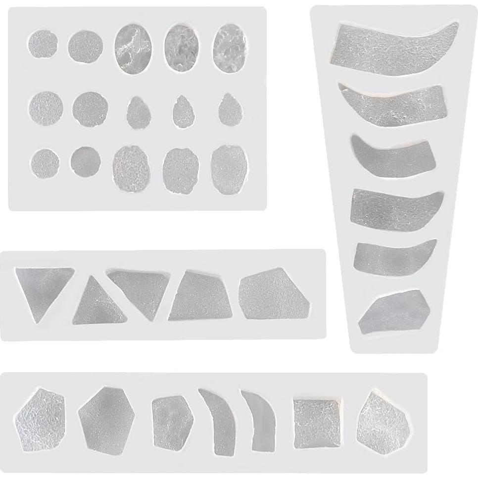 Conjunto de Moldes de Silicona FUNSHOWCASE para Joyería 33 Formas