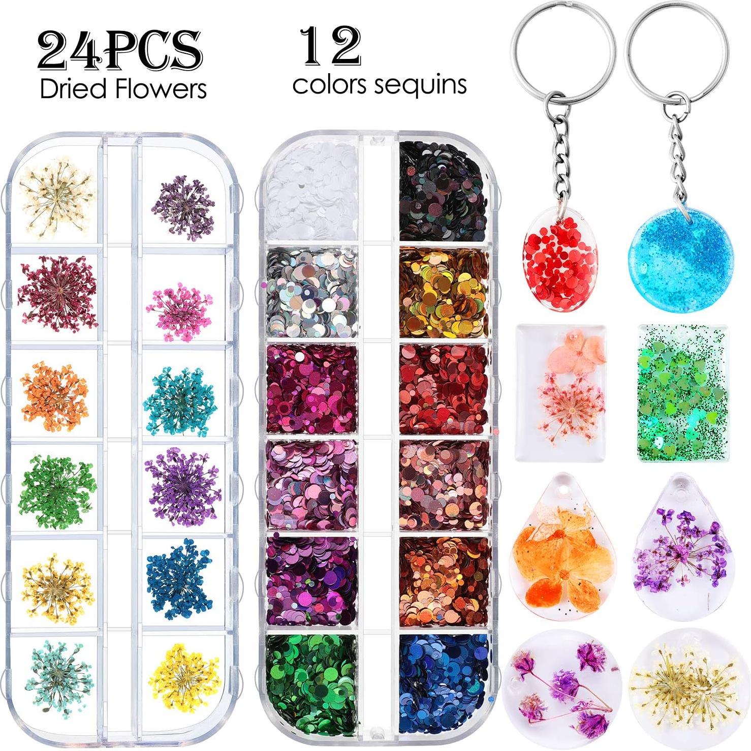 Conjunto de Moldes de Resina WILLBOND 67 Piezas DIY Joyería