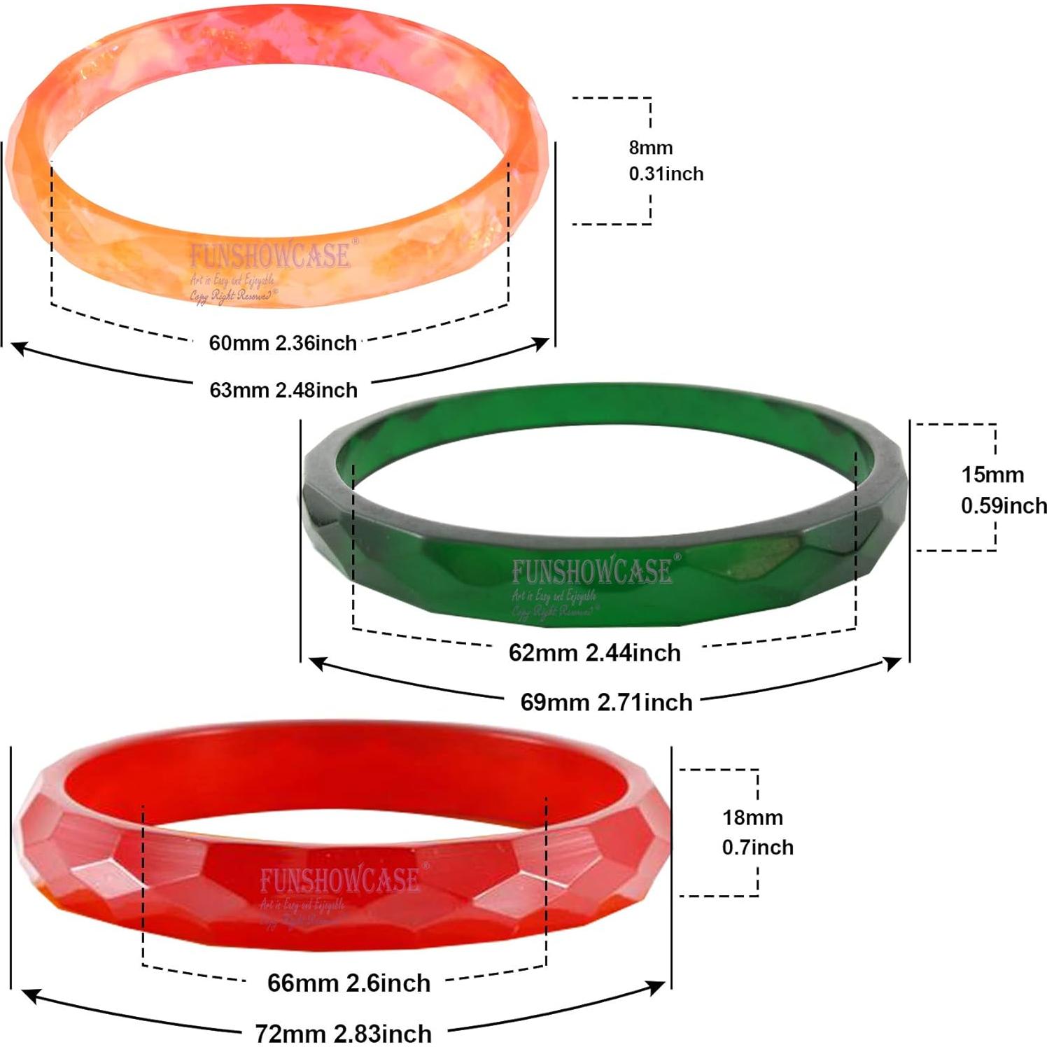 Molde de Joyería Geométrica Facetada FUNSHOWCASE - 6 Piezas