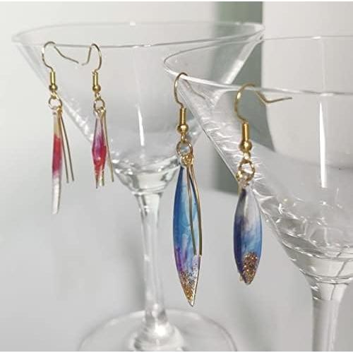 Juego de Moldes de Silicona FUNSHOWCASE para Aretes de Resina