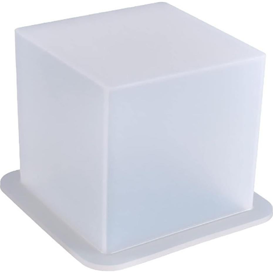 Molde de Silicona Cuadrado Qinlunuho 8 cm para Resina DIY