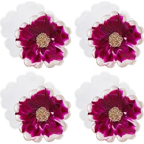 Moldes de Posavasos de Flores ResinWorld - Silicona 11.99 cm