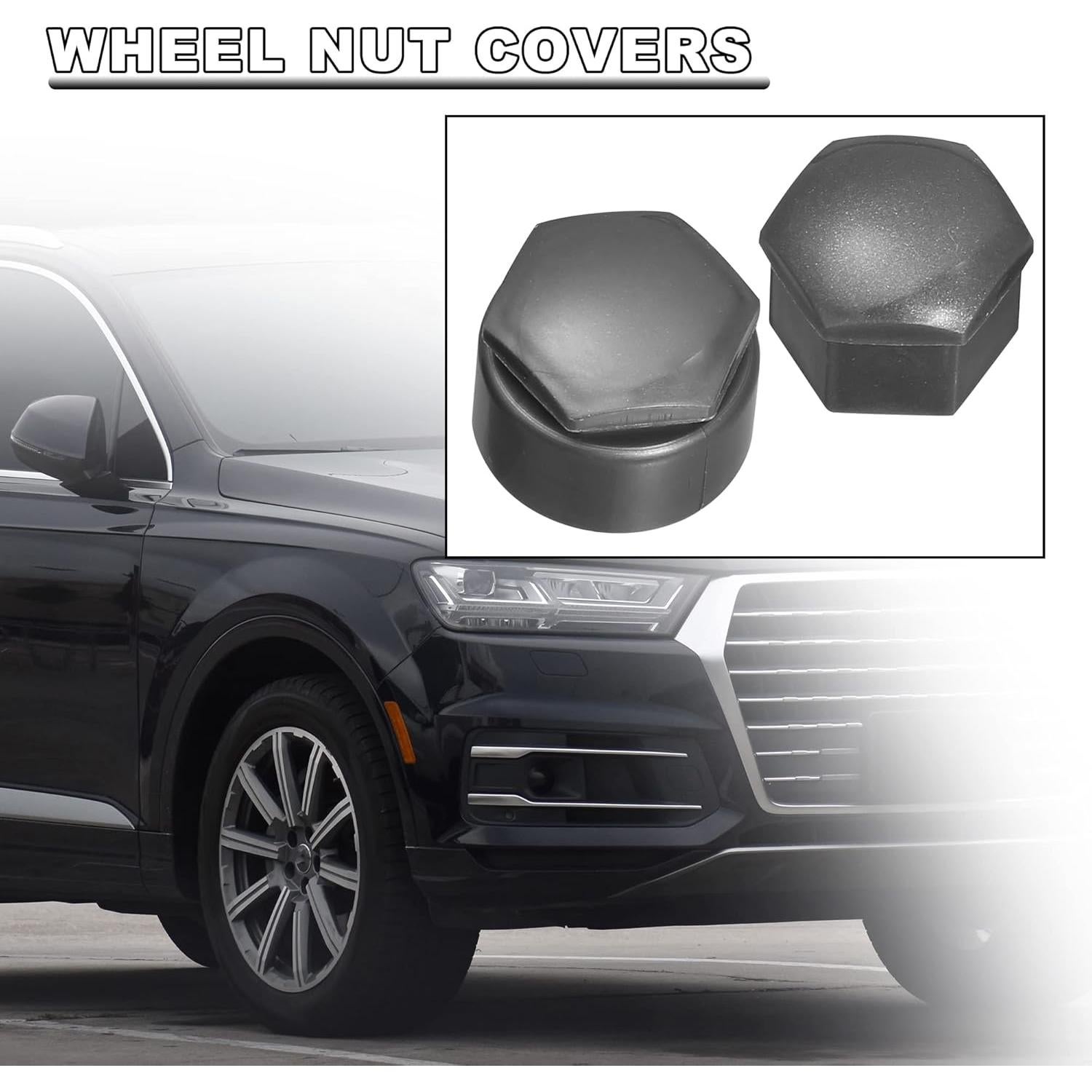 Tapa de Tuerca de Rueda X AUTOHAUX 20pcs 17mm Gris