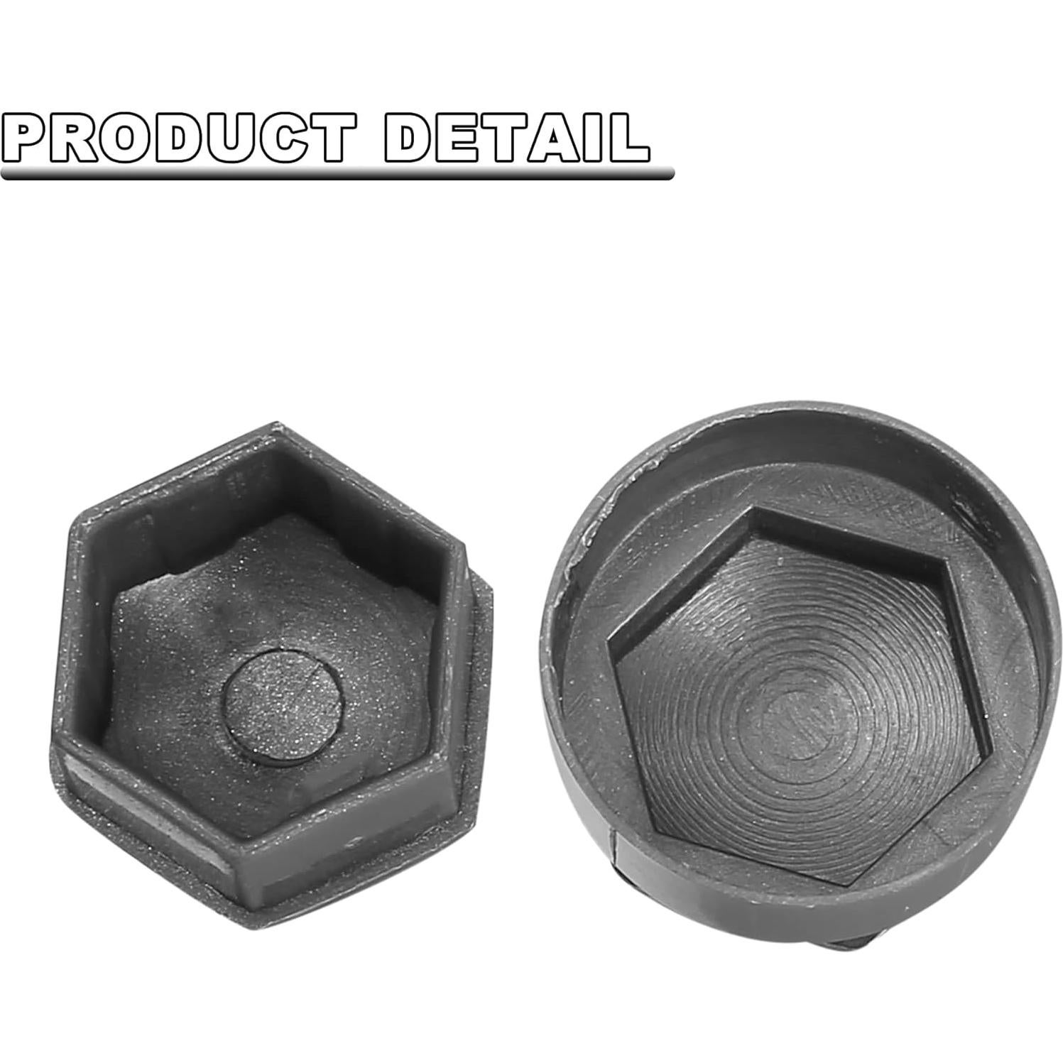 Tapa de Tuerca de Rueda X AUTOHAUX 20pcs 17mm Gris