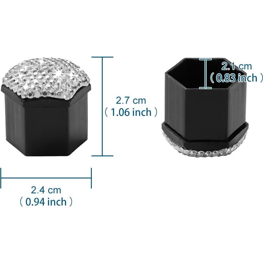 Cubiertas de Perno de Rueda Blueshyhall 21 mm Blancas - Paquete de 20