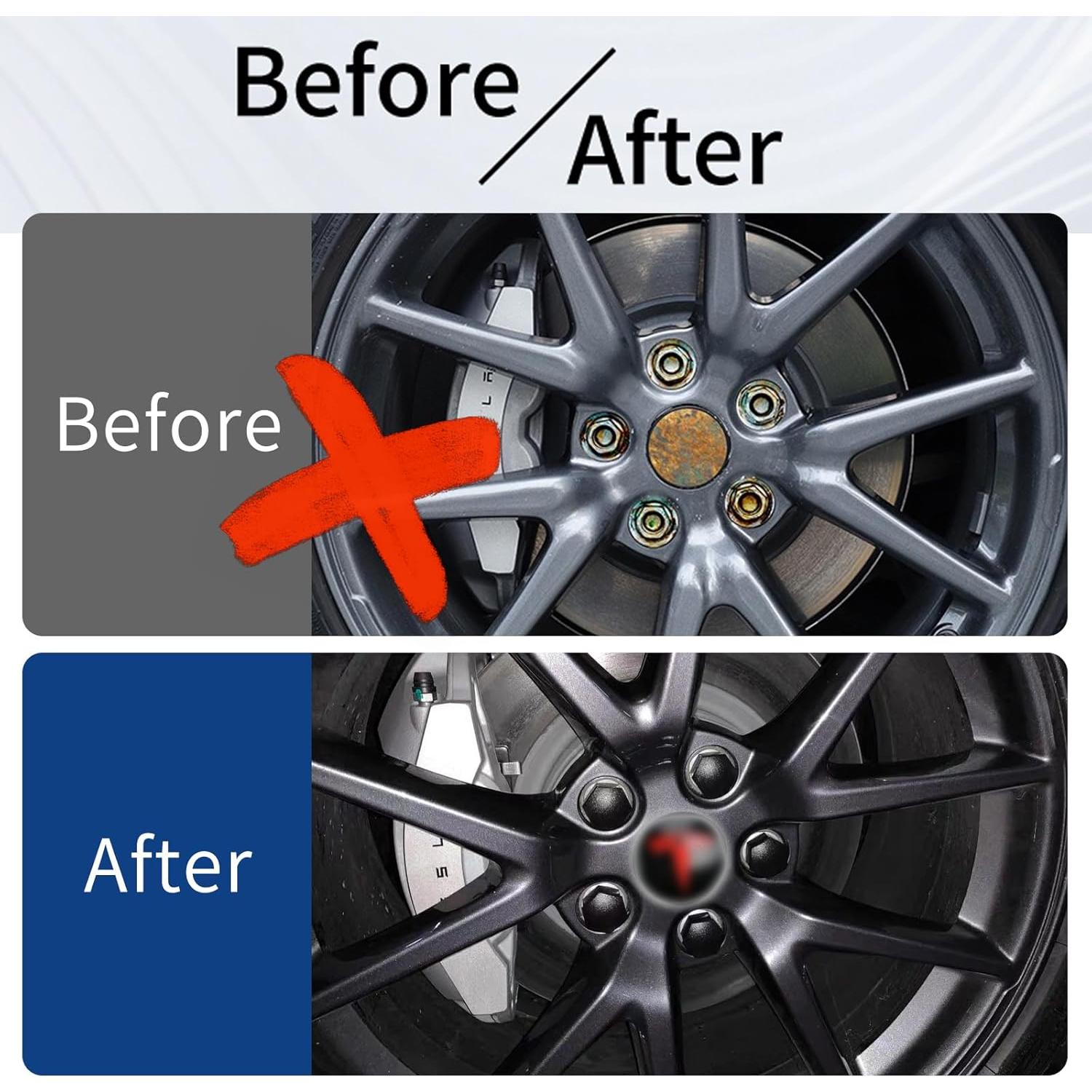 Kit de Tapas Centrales de Rueda Tesla Model 3 y Y - Powlamks