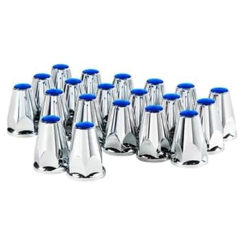 Cubierta de Tuerca de Rueda United Pacific 10073, 33mm, Reflector Azul