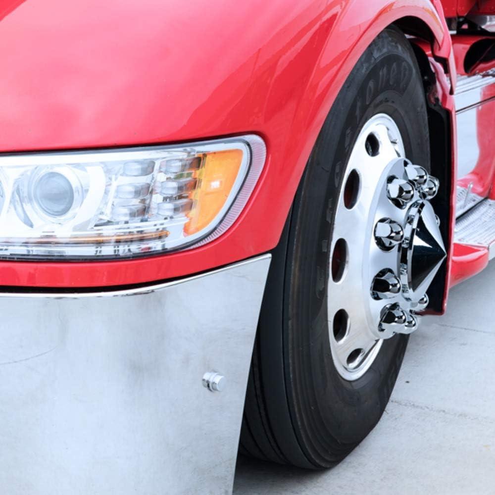 Juego de Cubiertas de Tuercas de Rueda United Pacific 10057 - Plástico Cromado 20 Piezas