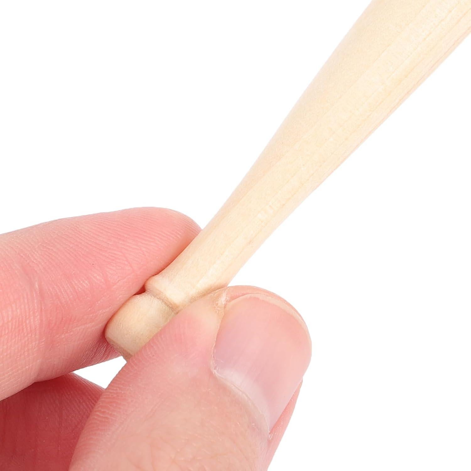 Conjunto de Casa de Muñecas Béisbol Ciieeo 2 Bate Miniatura 2 Pelotas