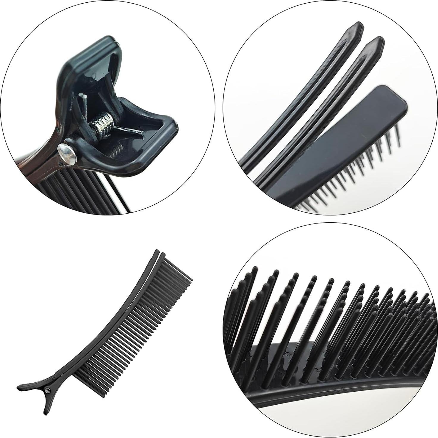 6 Clips de Cocodrilo para Seccionar Cabello Capiant - Antideslizantes