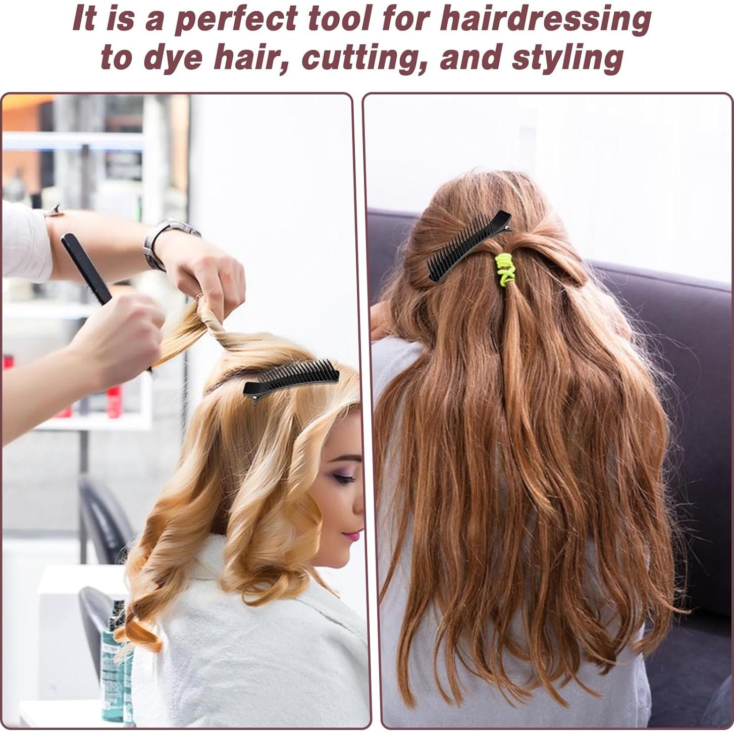 Clips de Sección para Cabello MOZEAT LENS - 2 Piezas Negros