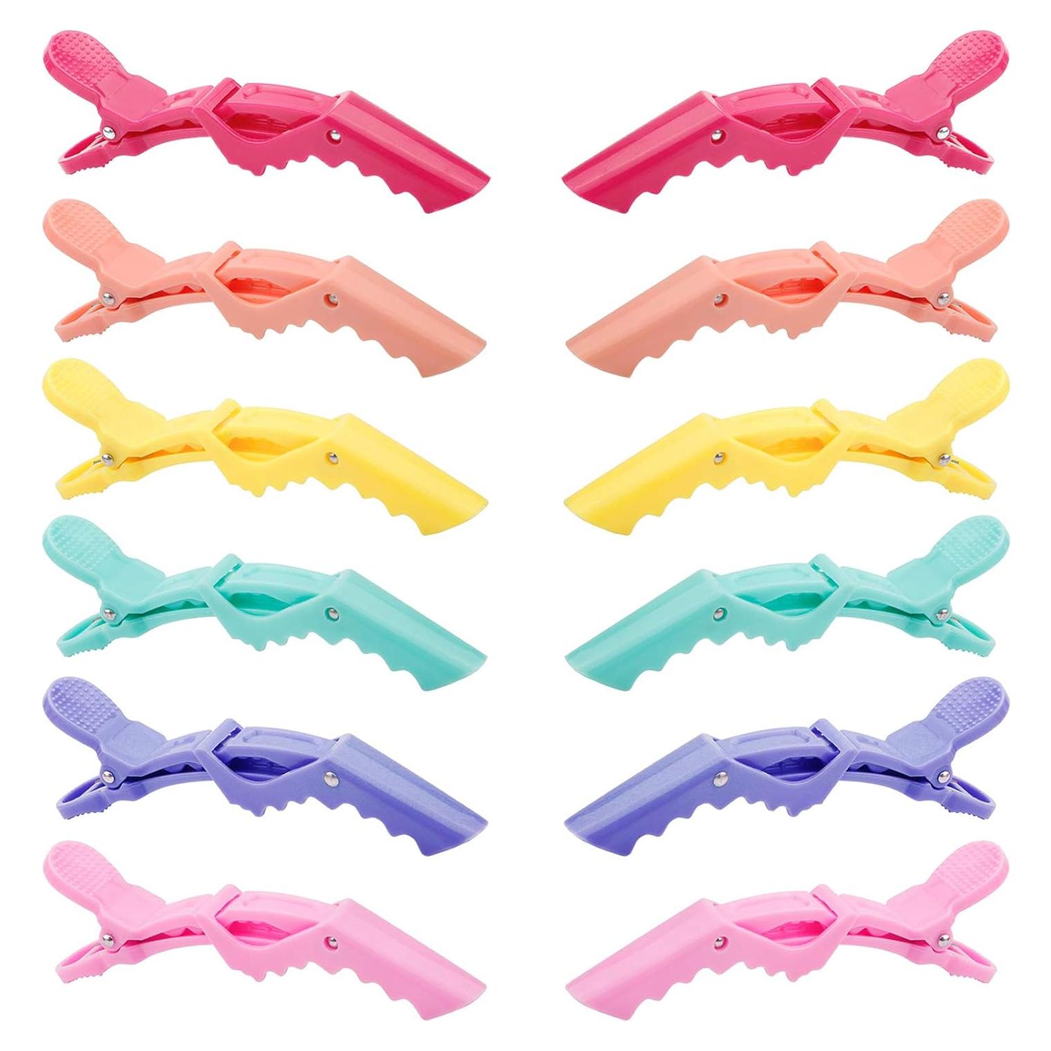 Clips de Pelo Cocodrilo GLAMFIELDS 12 Pcs Antideslizantes