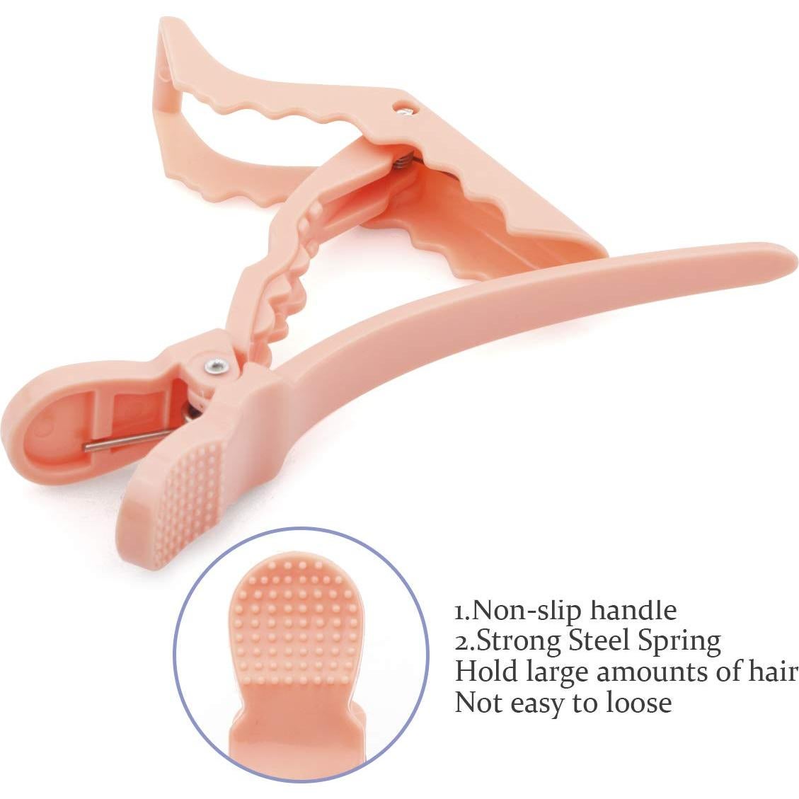 Clips de Pelo Cocodrilo GLAMFIELDS 12 Pcs Antideslizantes