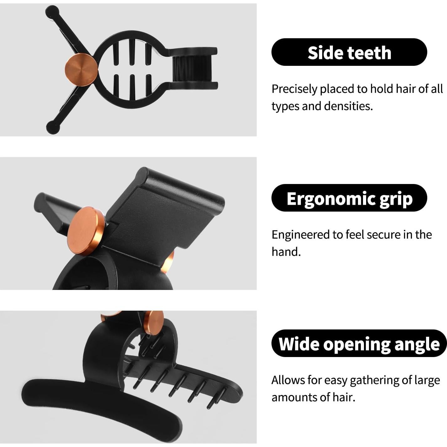 Pinzas para seccionar y estilizar cabello Dyson 4 piezas