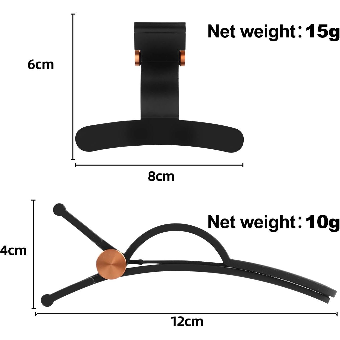 Pinzas para seccionar y estilizar cabello Dyson 4 piezas