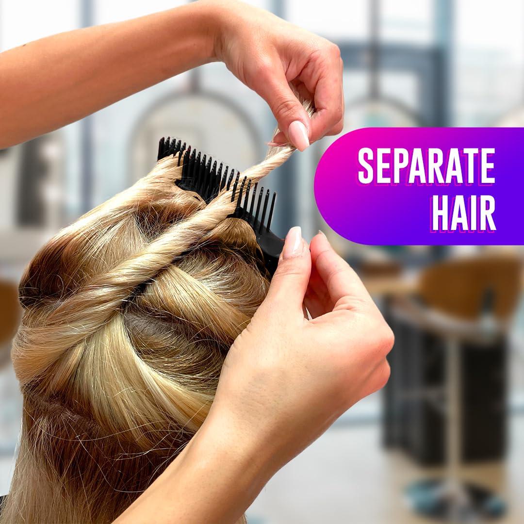 Clips de Sujeción para Cabello Colortrak - 2 Unidades, Negro