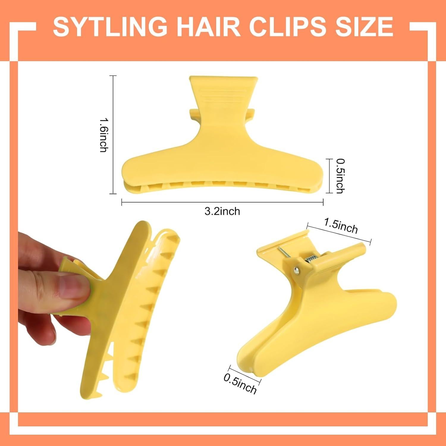 Clips de Pelo Mariposa Ondder 12 Piezas Antideslizantes