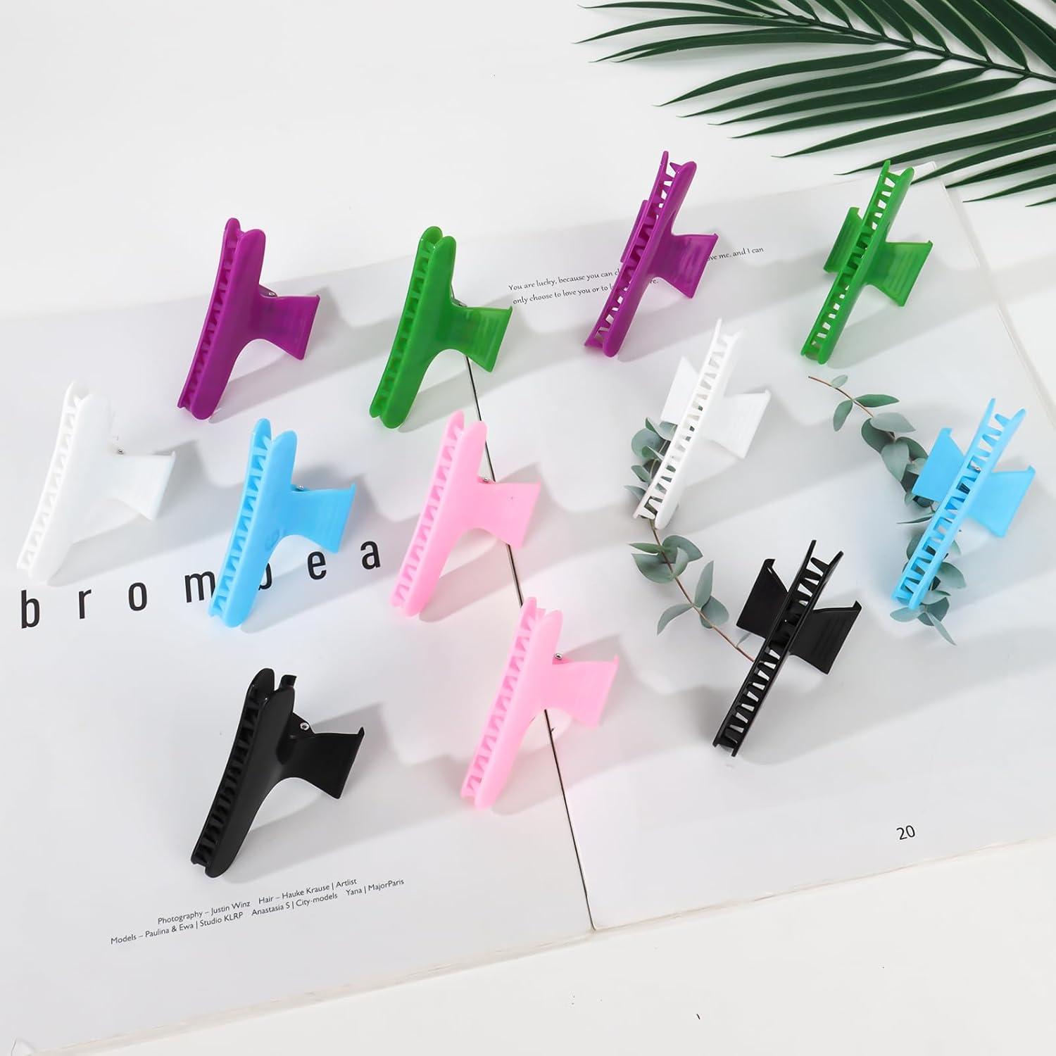 Clips de Pelo Mariposa Ondder 12 Piezas Antideslizantes