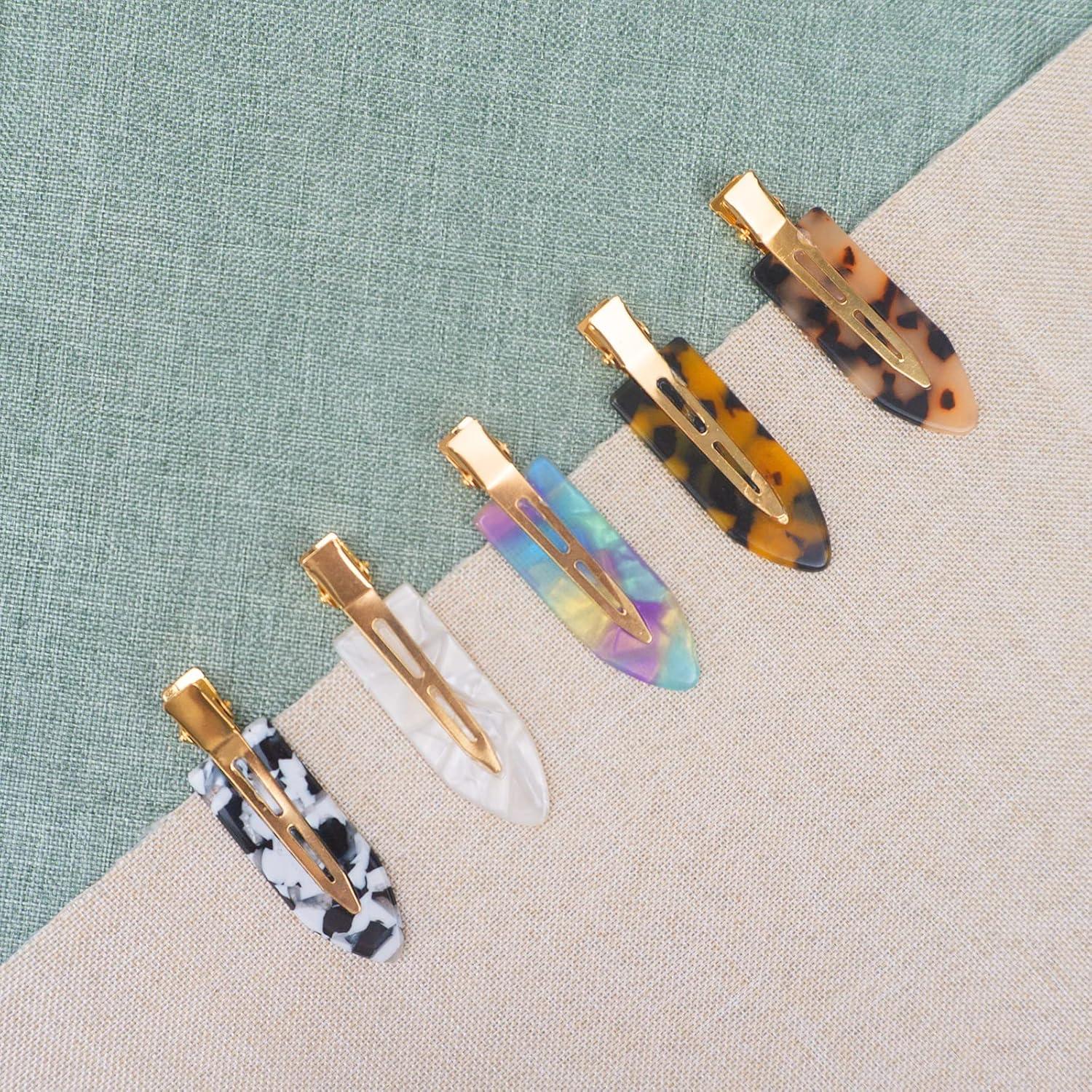 10 Clips para el Cabello Sin Marcas Gingbiss 6.8 cm Multicolor