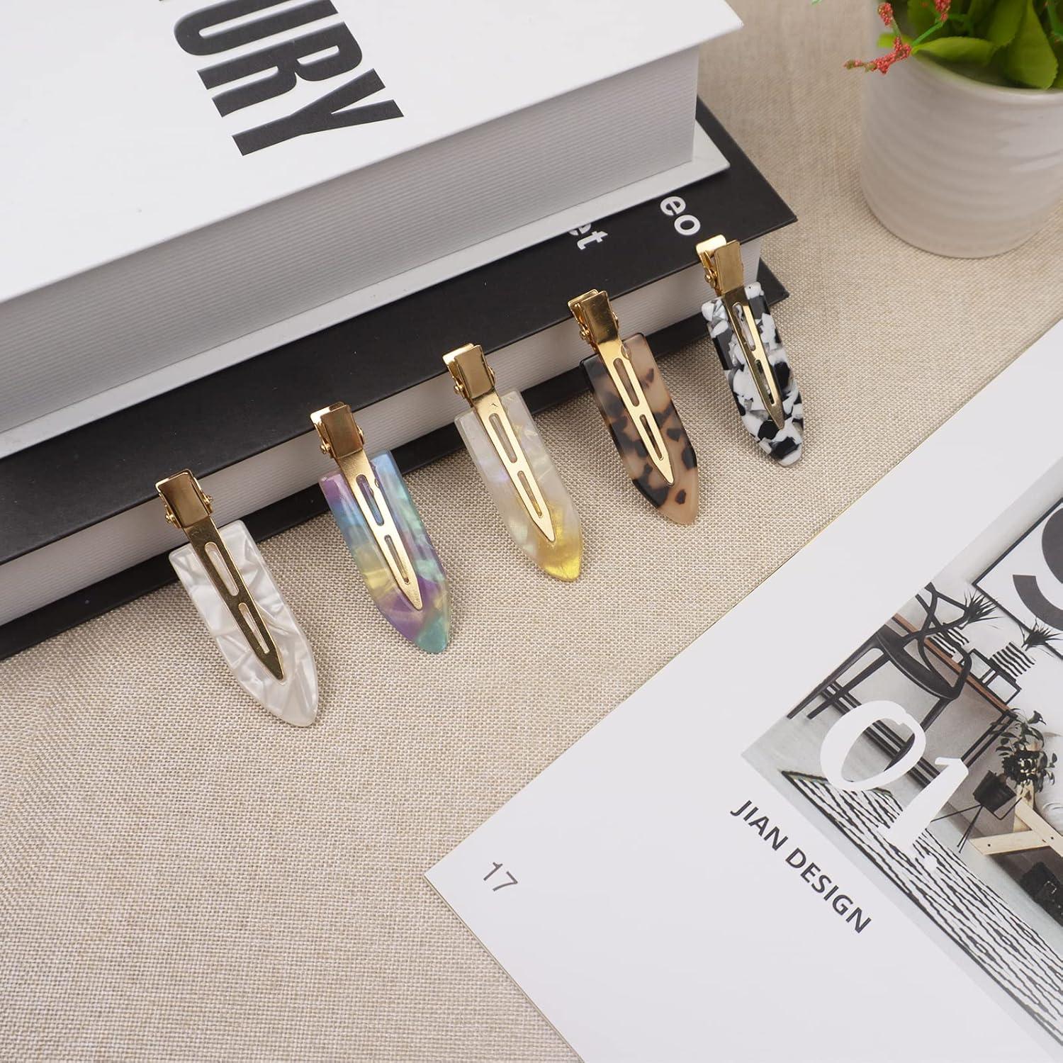 10 Clips para el Cabello Sin Marcas Gingbiss 6.8 cm Multicolor