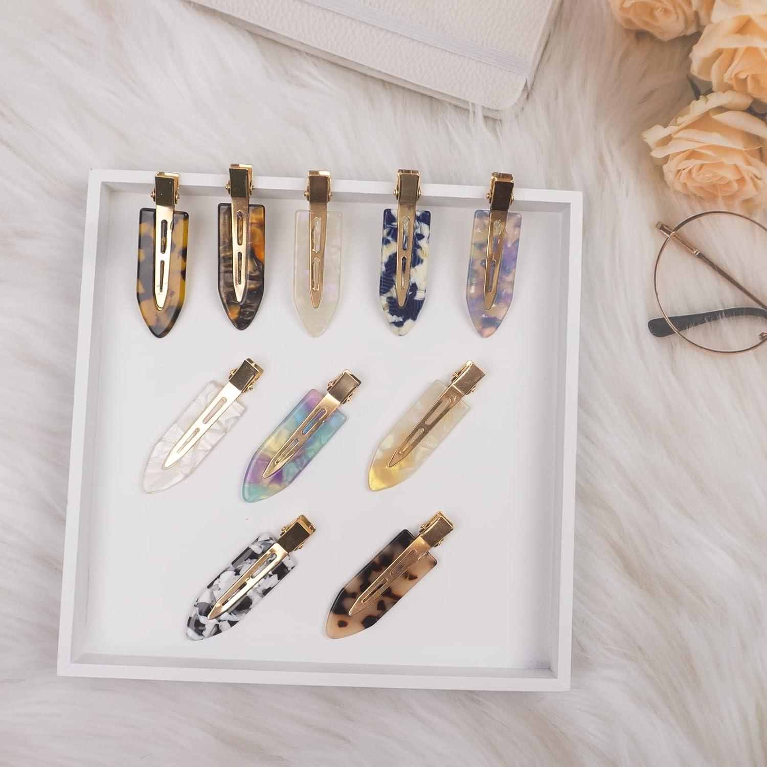 10 Clips para el Cabello Sin Marcas Gingbiss 6.8 cm Multicolor