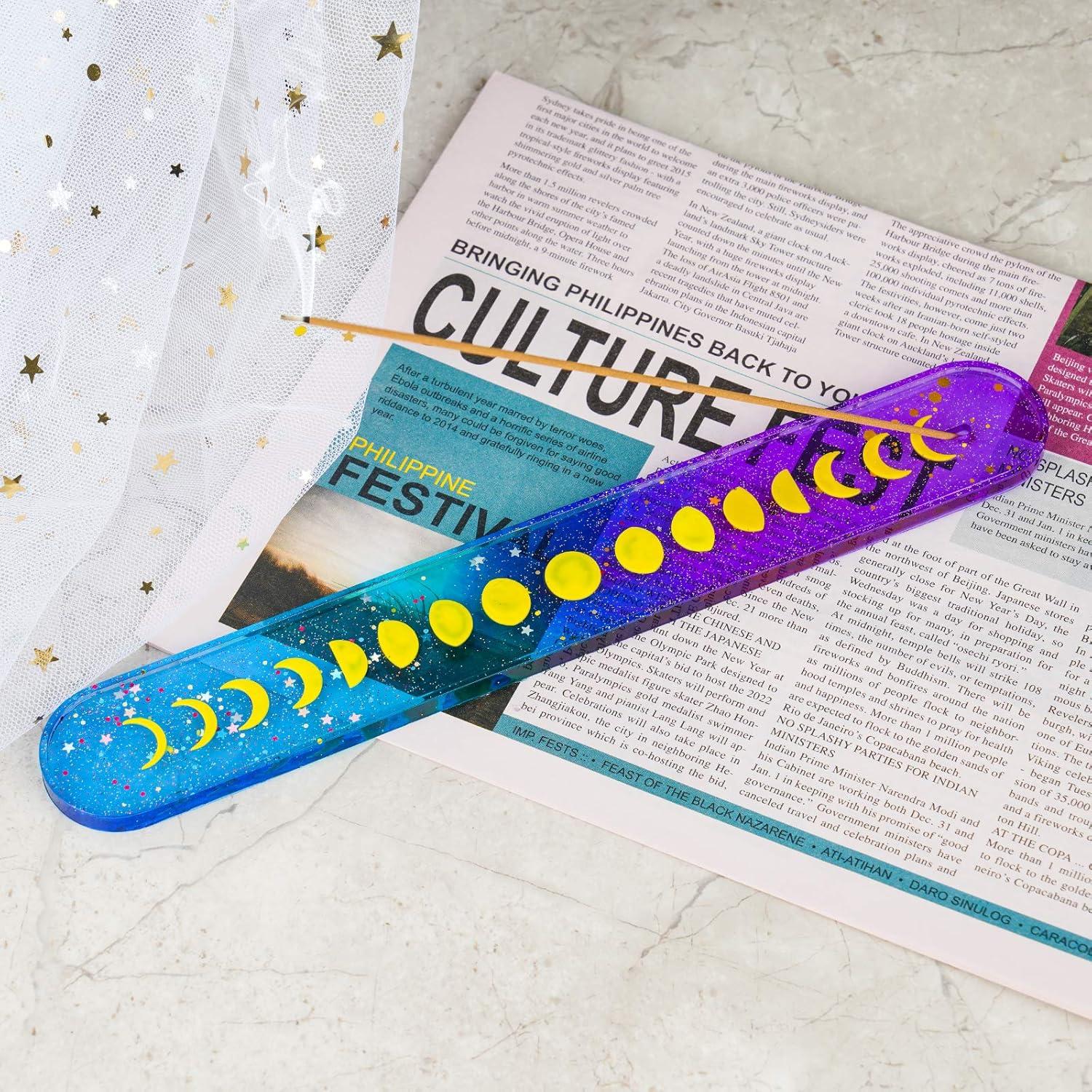 Molde de Silicona NiArt para Incienso 26x12.8cm 3 Diseños