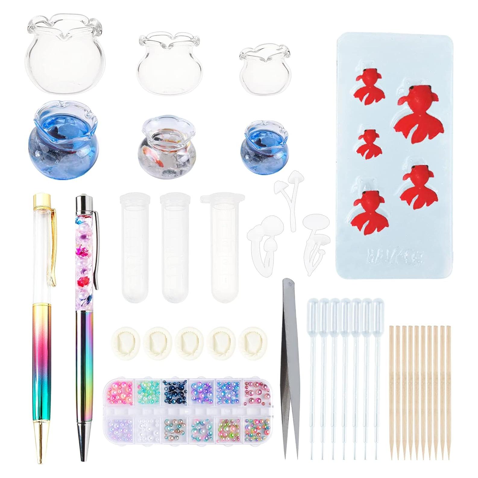 Conjunto de Moldes de Silicona OLYCRAFT 55 Piezas para Resina