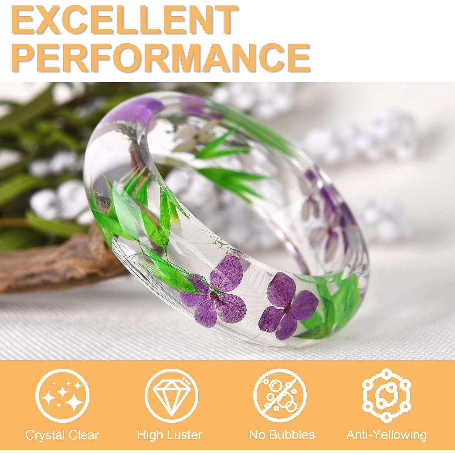 Resina Epóxica Puduo 68 oz, Curado Rápido 1 Hora, Cristal Claro