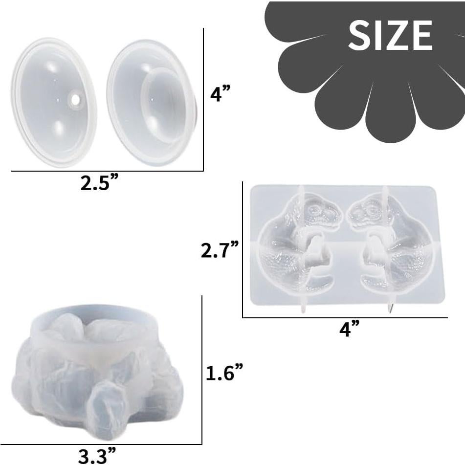 Molde de Silicona para Huevo de Dragón BIGEBO 10x7x5 cm