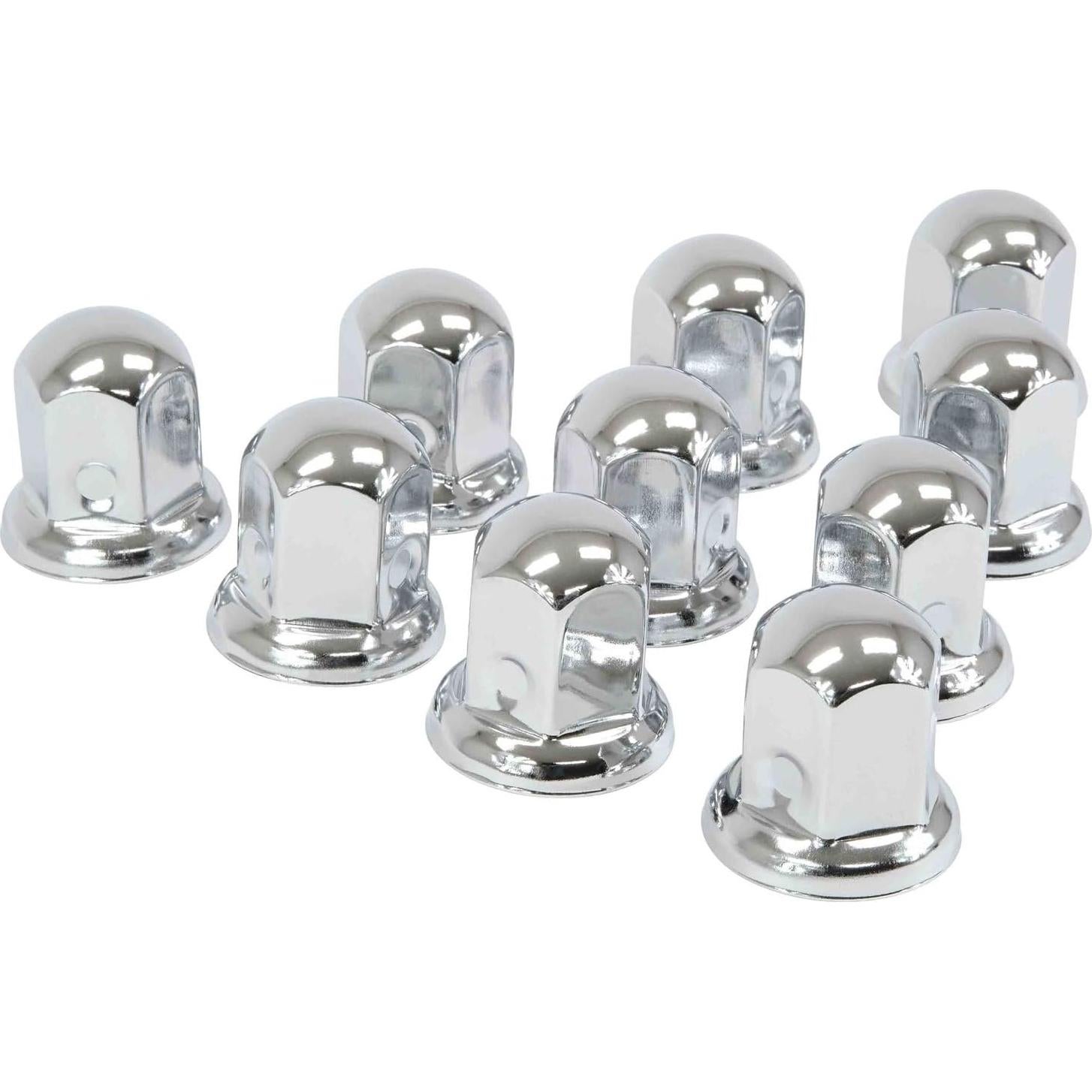 Cubiertas de Tuercas de Metal Cromado Mytee 33mm Paquete 60