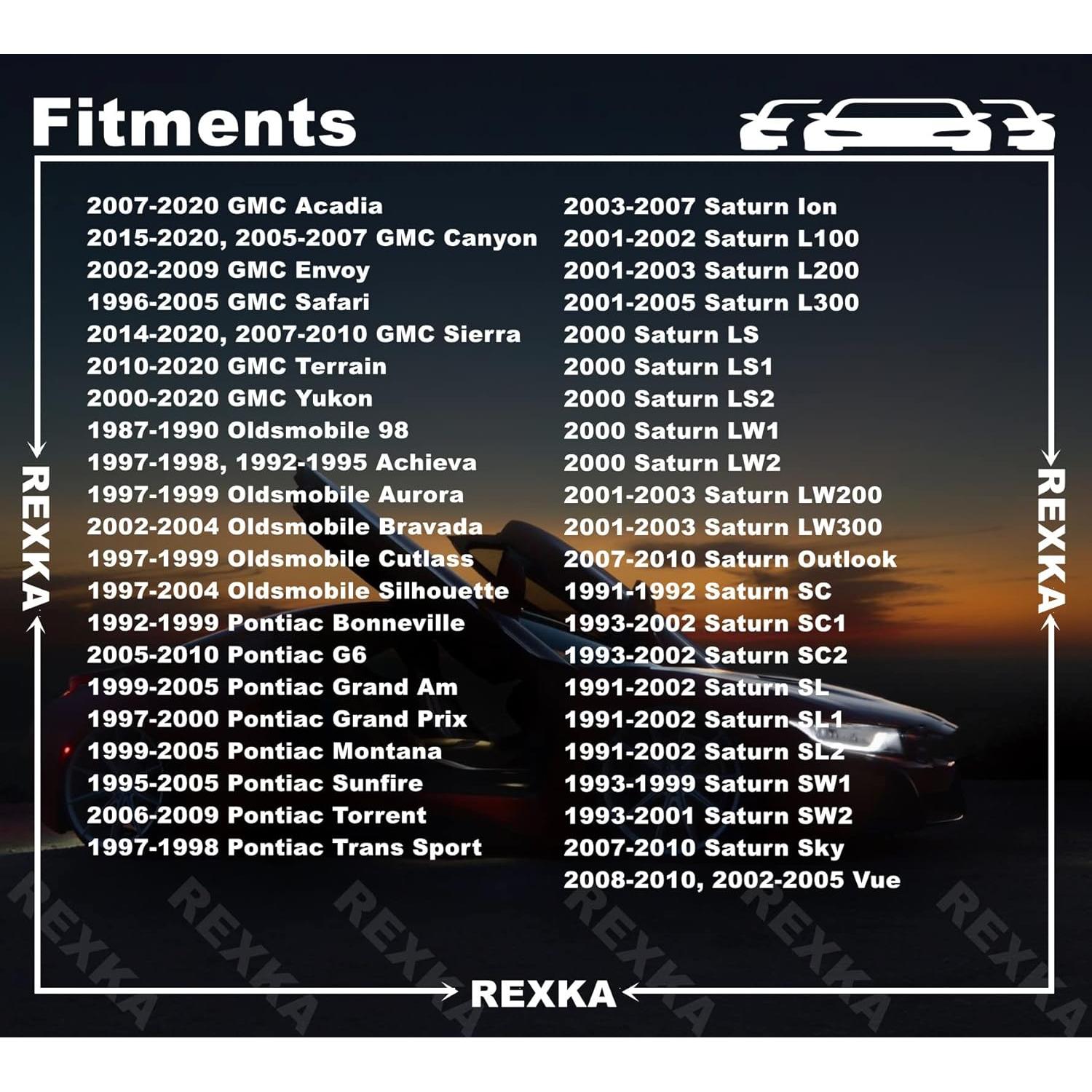 Kit 15 Juegos Tornillos y Tuercas para Chevrolet y Cadillac