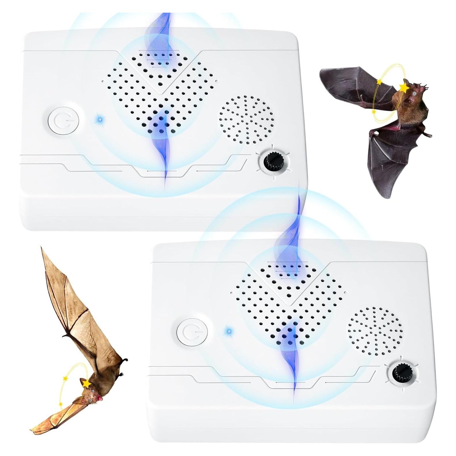 Dispositivo Ultrasónico para Repeler Murciélagos 2PCS - IP44