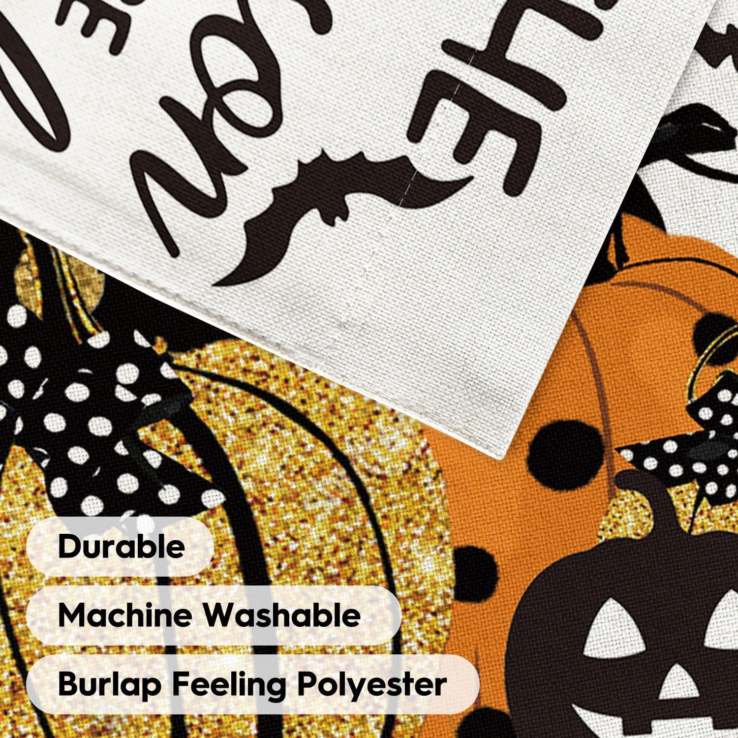 Bandera de Jardín Halloween AVOIN 71x102 cm Doble Cara Murciélago