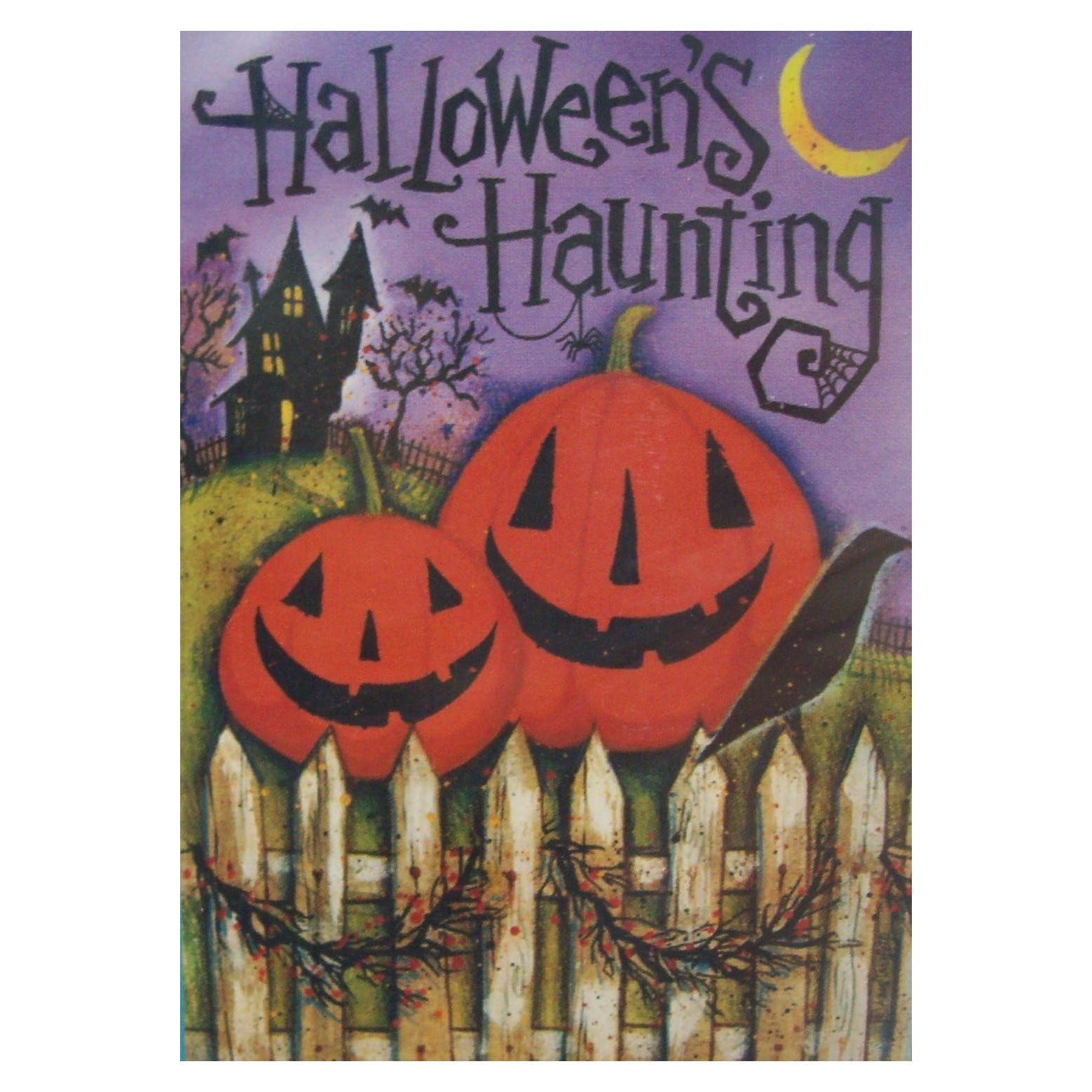 Bandera de Jardín Halloween Lluvia o Brillo 31.75x45.72 cm