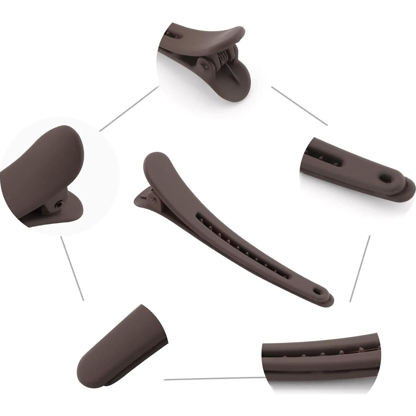 YISSION Clips para Cabello 24 Pcs 20 cm Sin Marcas Mate