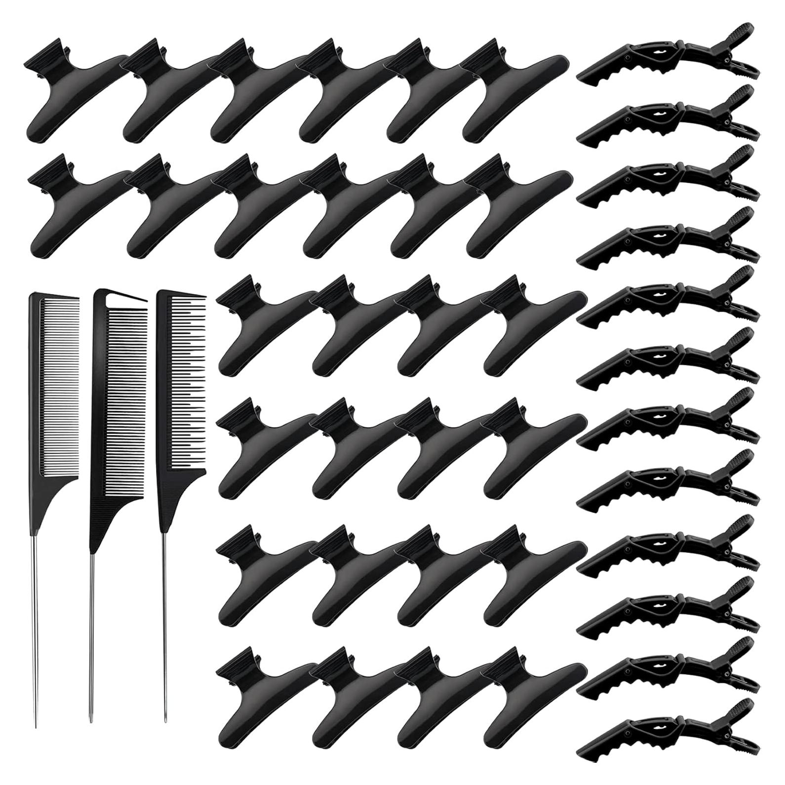 Juego de Clips para Cabello y Peines Jelyne - 39 Piezas