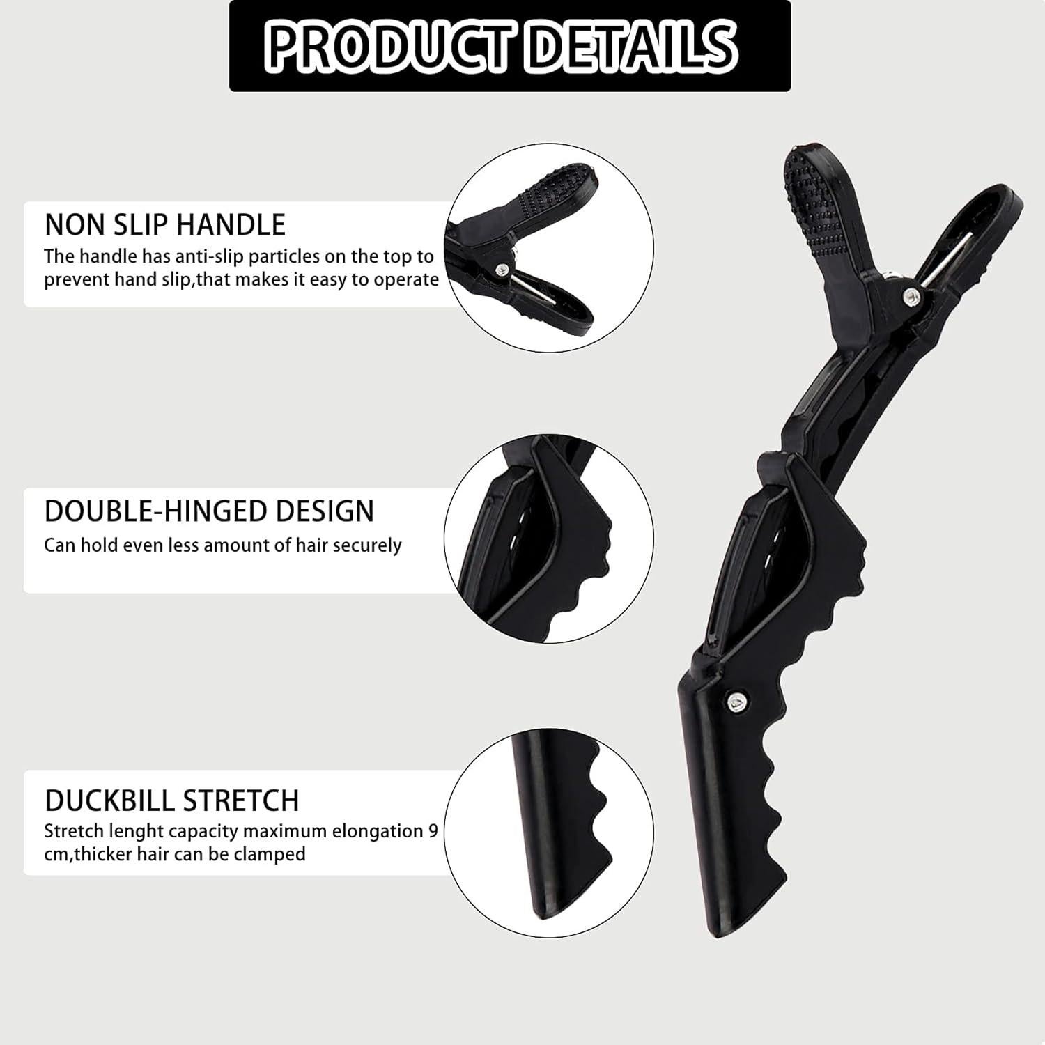 Juego de Clips para Cabello y Peines Jelyne - 39 Piezas