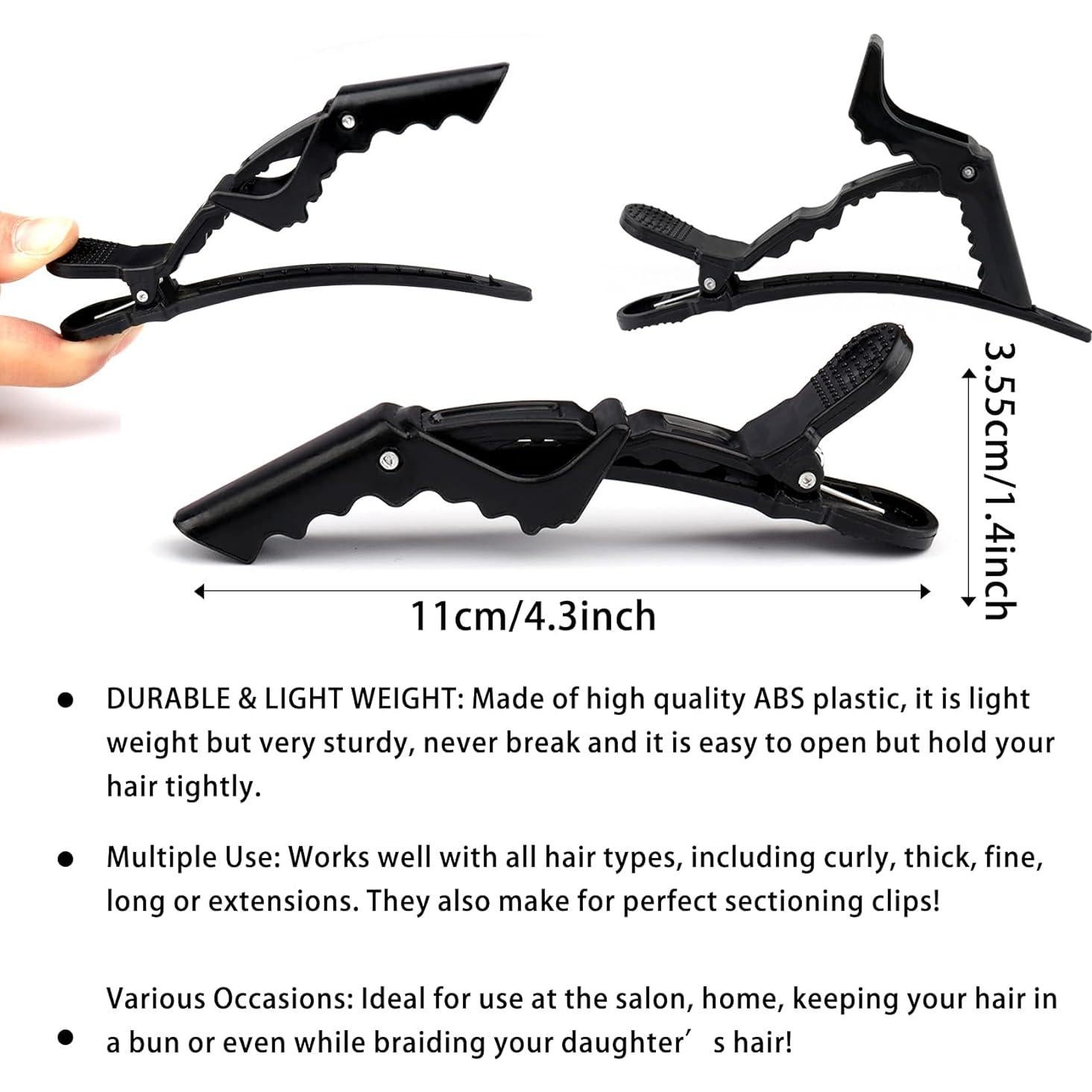 Juego de Clips para Cabello y Peines Jelyne - 39 Piezas