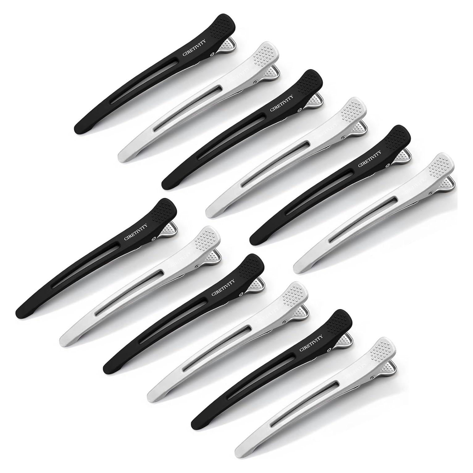 Pinzas para Cabello Mipibis - 12 Piezas Silicona Antideslizantes