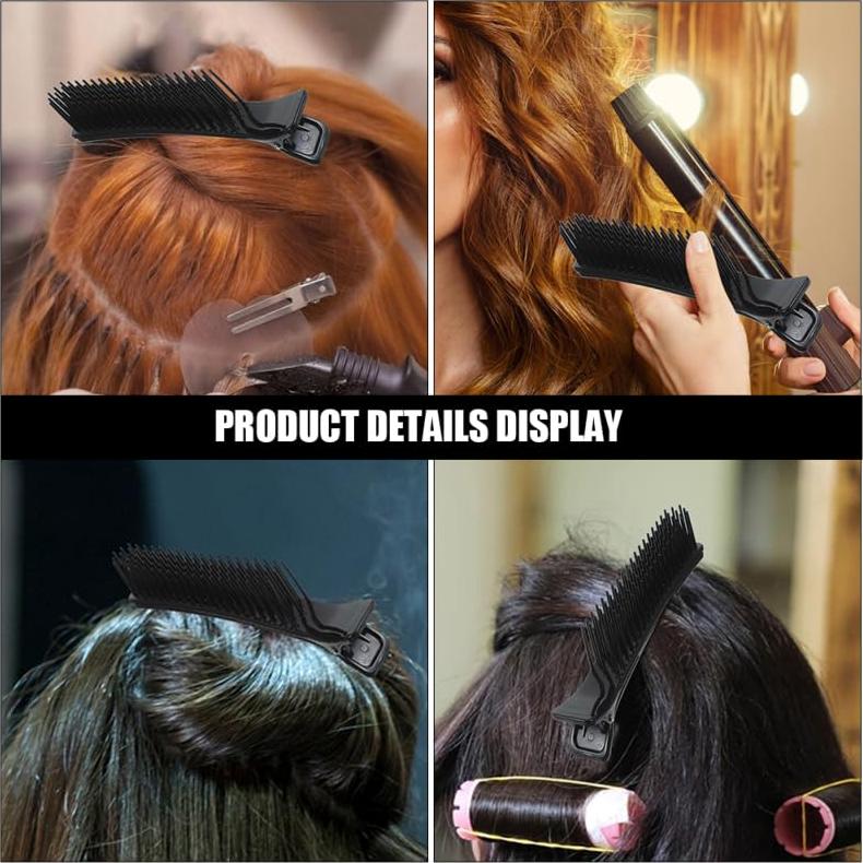 Clips de Agarre para Cabello NOLITOY 6 Pcs Antideslizantes