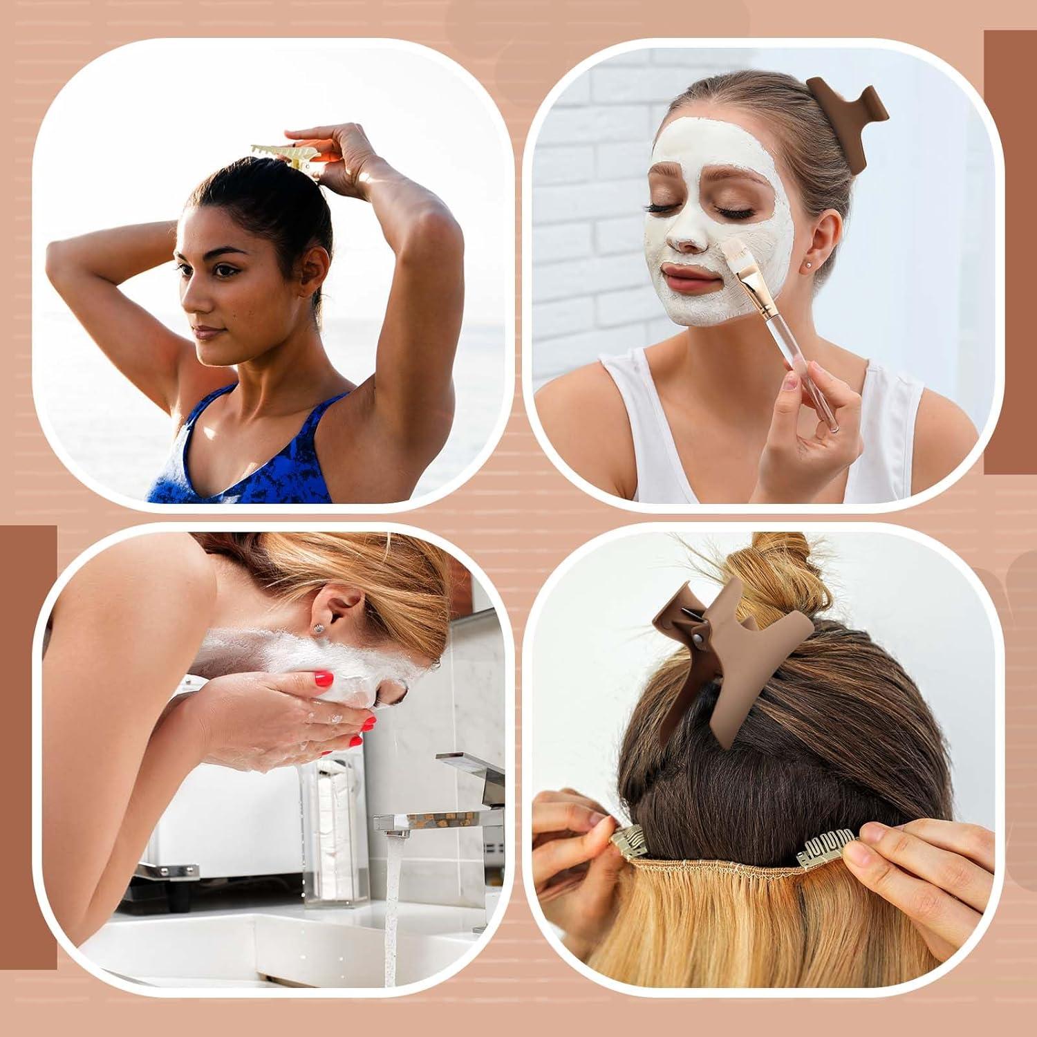 Clips de Pelo Mariposa Batiyeer 12 Pcs Antideslizantes Neutros