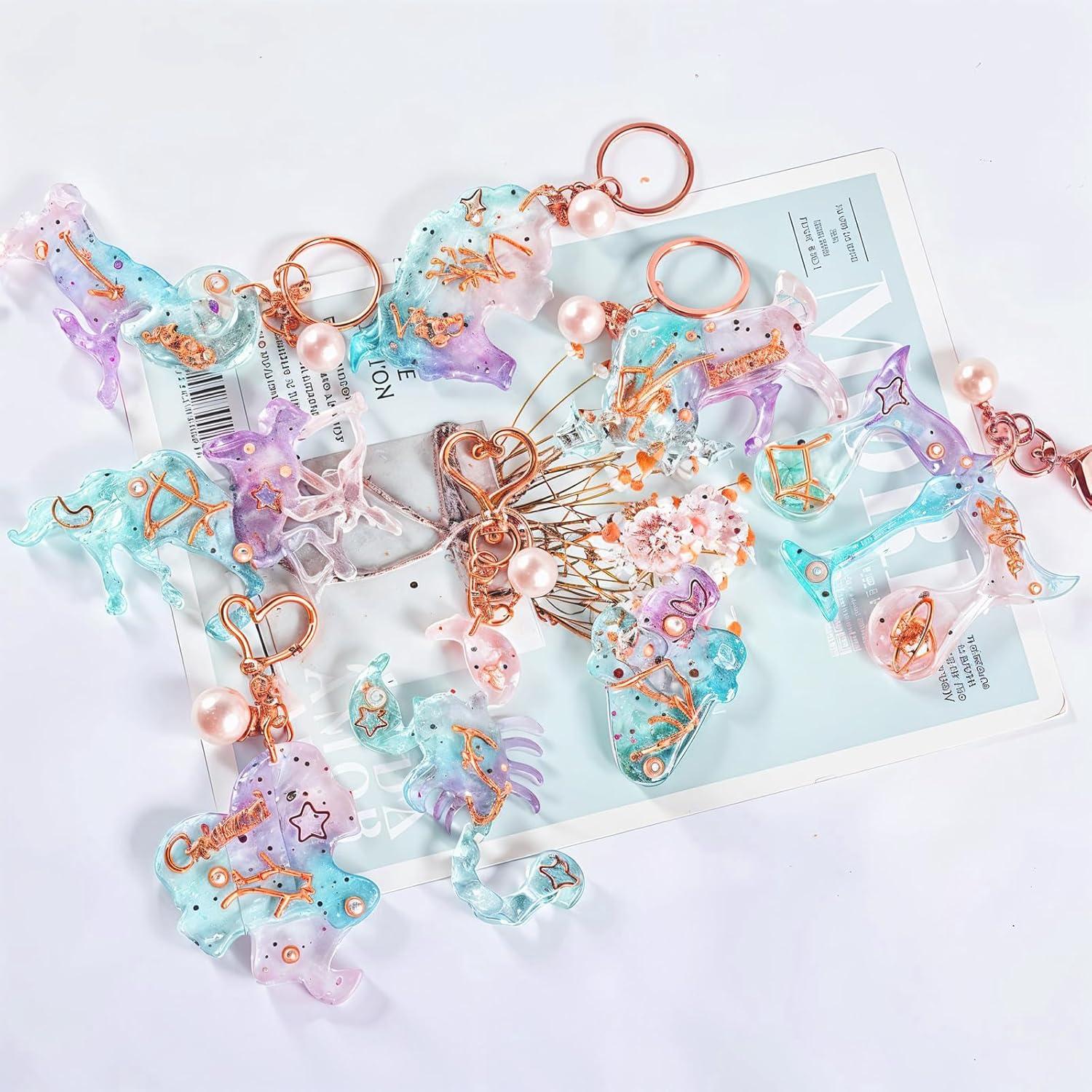 Juego de Moldes de Silicona LLOUSSAK Zodiaco 12 Cavidades