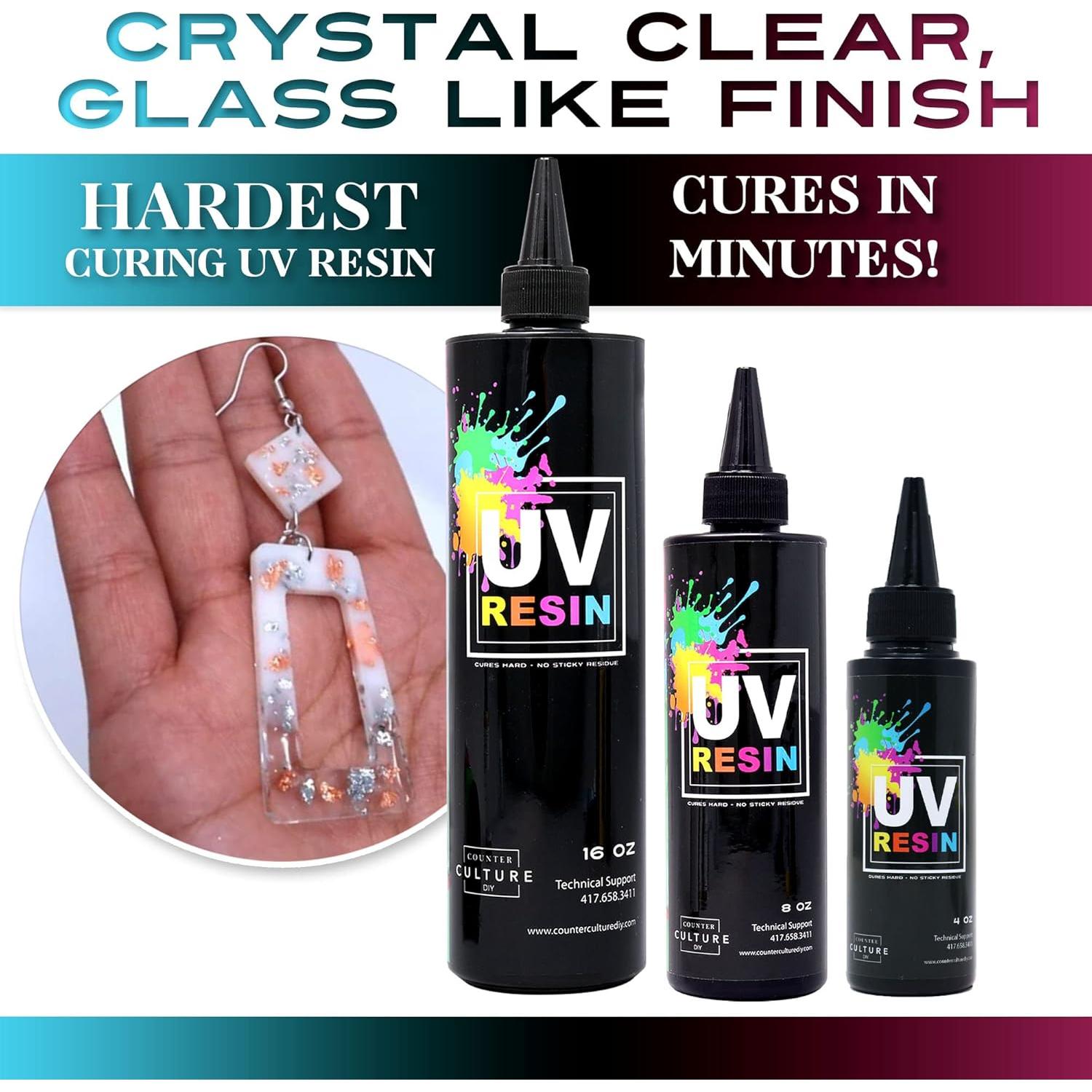 Resina UV Clara 113.4 g Counter Culture DIY - Ideal para Joyería