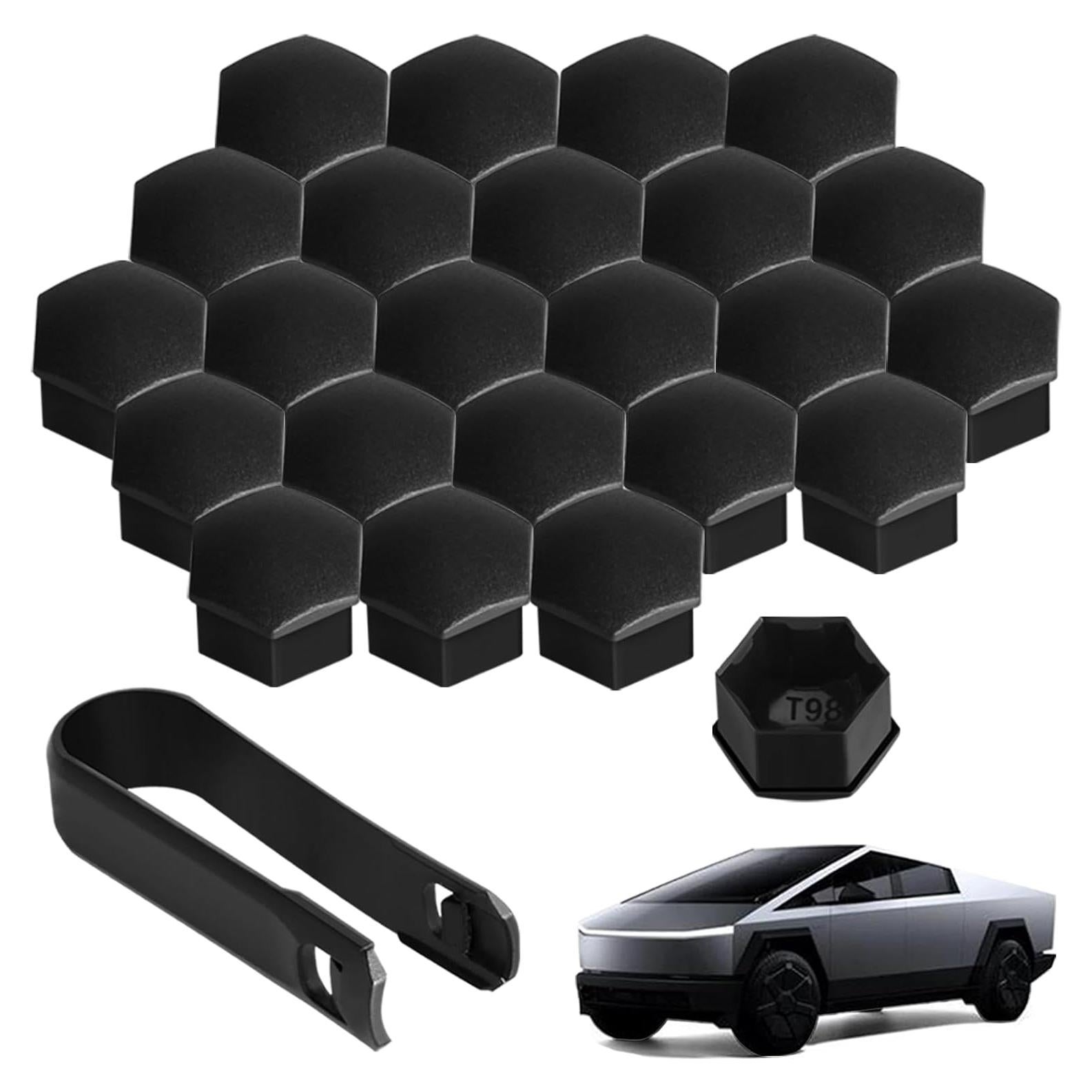 Cubiertas de Tuercas de Llantas COENGWO para Tesla Cybertruck 21mm